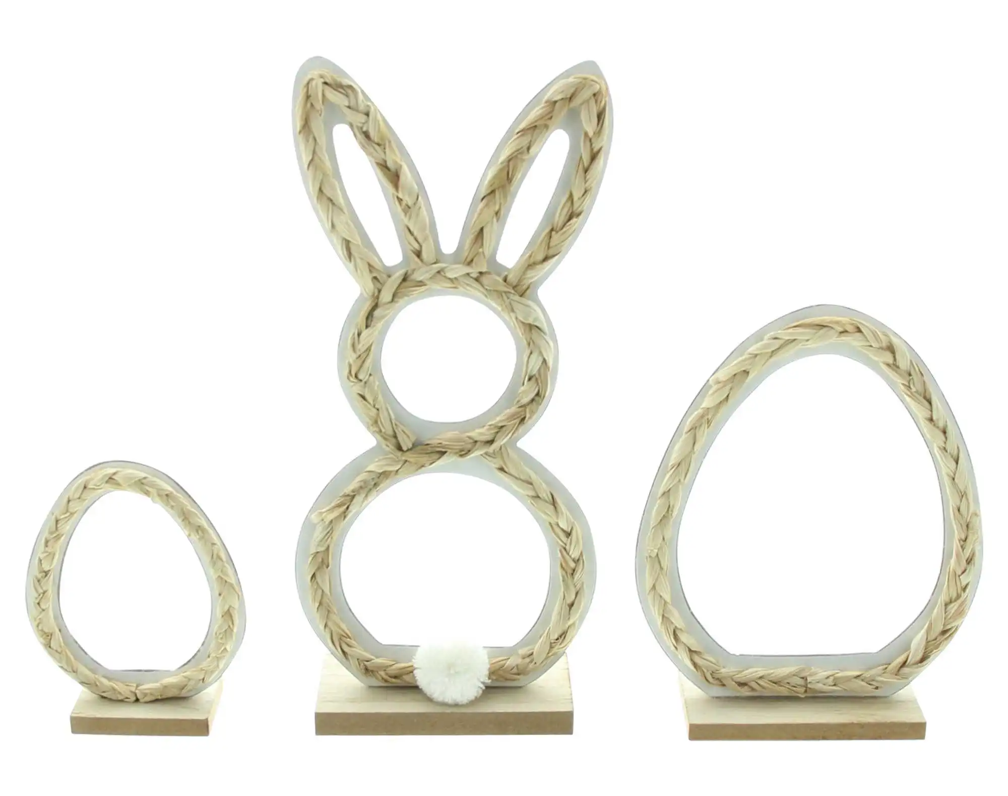 Acheter Lot de 3 décorations de Pâques "nature"  dans la boutique en ligne de Frank Flechtwaren pour Pâques