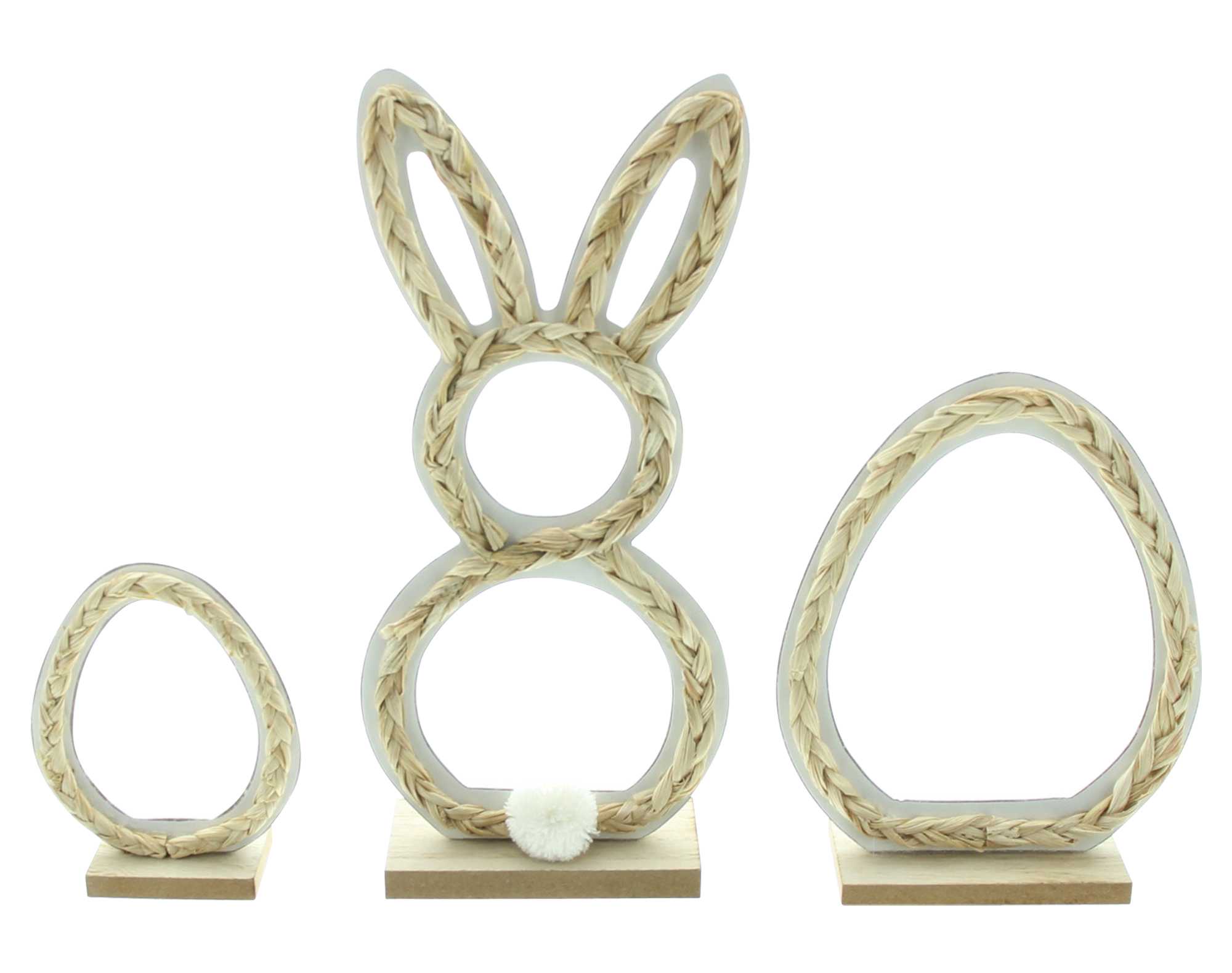 Acheter Lot de 3 décorations de Pâques "nature"  dans la boutique en ligne de Frank Flechtwaren pour Pâques