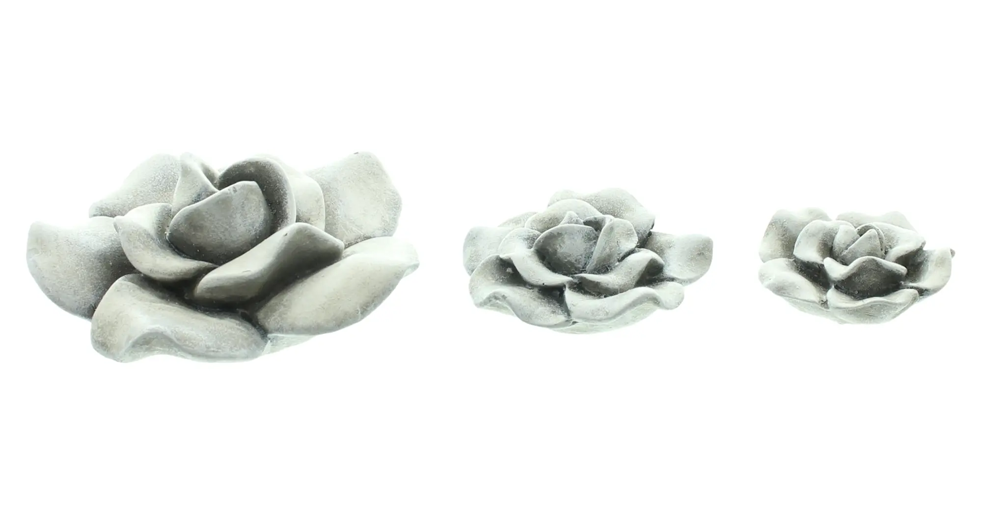 Acheter Lot de 3 roses décoratives "fleurs"  dans la boutique en ligne de Frank Flechtwaren pour Décorations de jardin