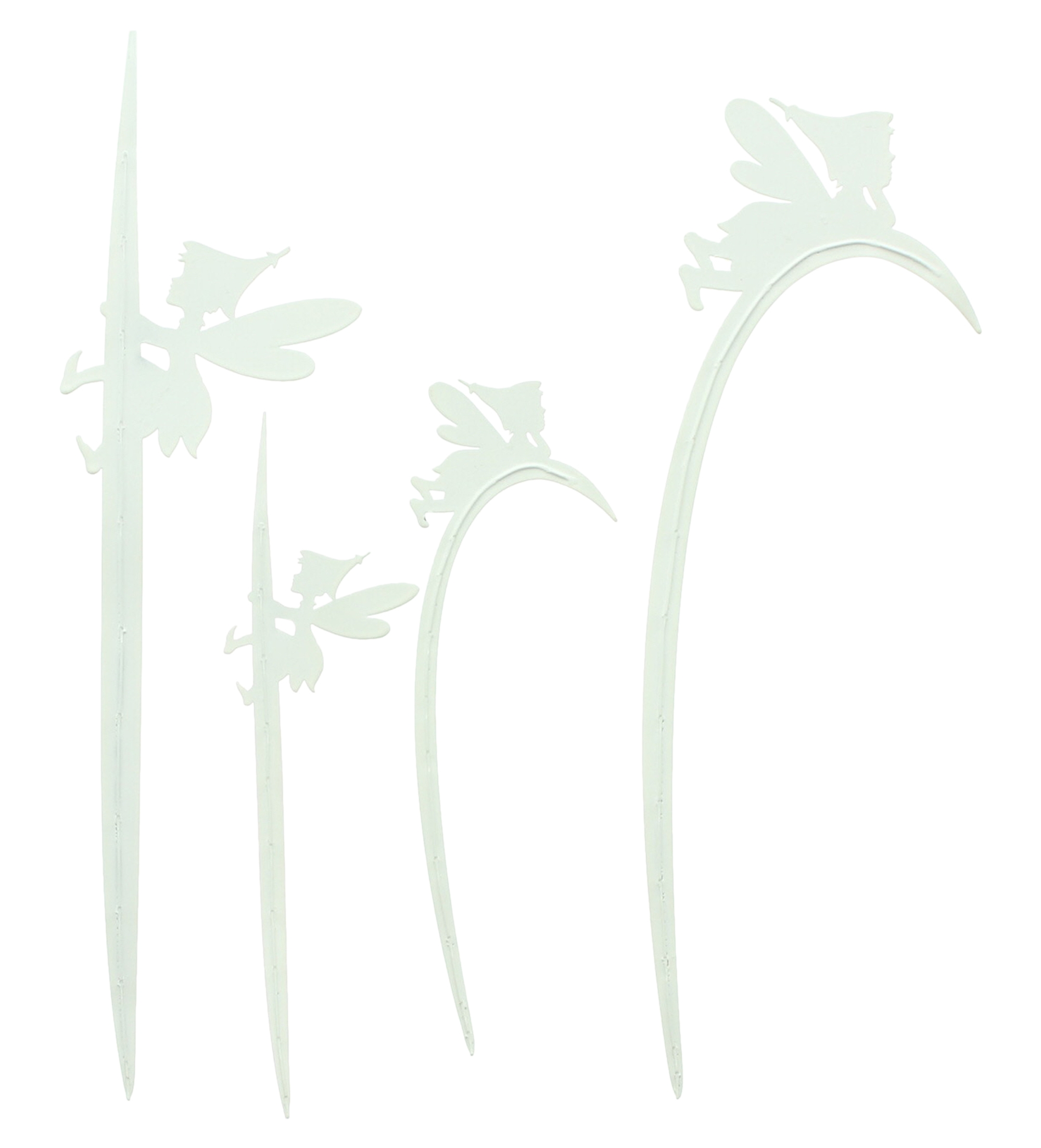 Acheter Lot de 4 pics fleurs "fée avec brin d'herbe "  dans la boutique en ligne de Frank Flechtwaren pour Nouvel arrivage