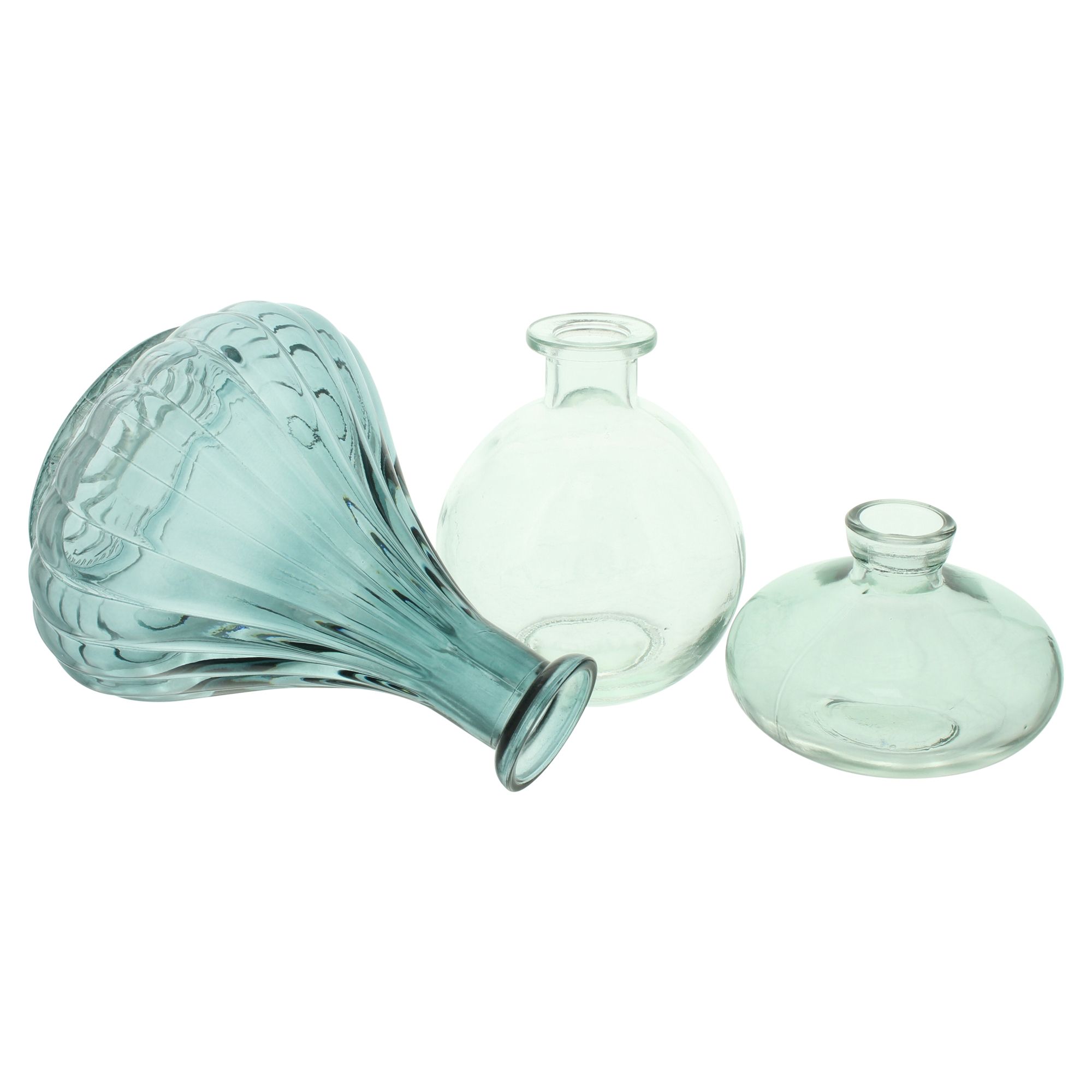 Acheter Lot de 3 vases décoratifs "Blue Shades"  dans la boutique en ligne de Frank Flechtwaren pour Vases