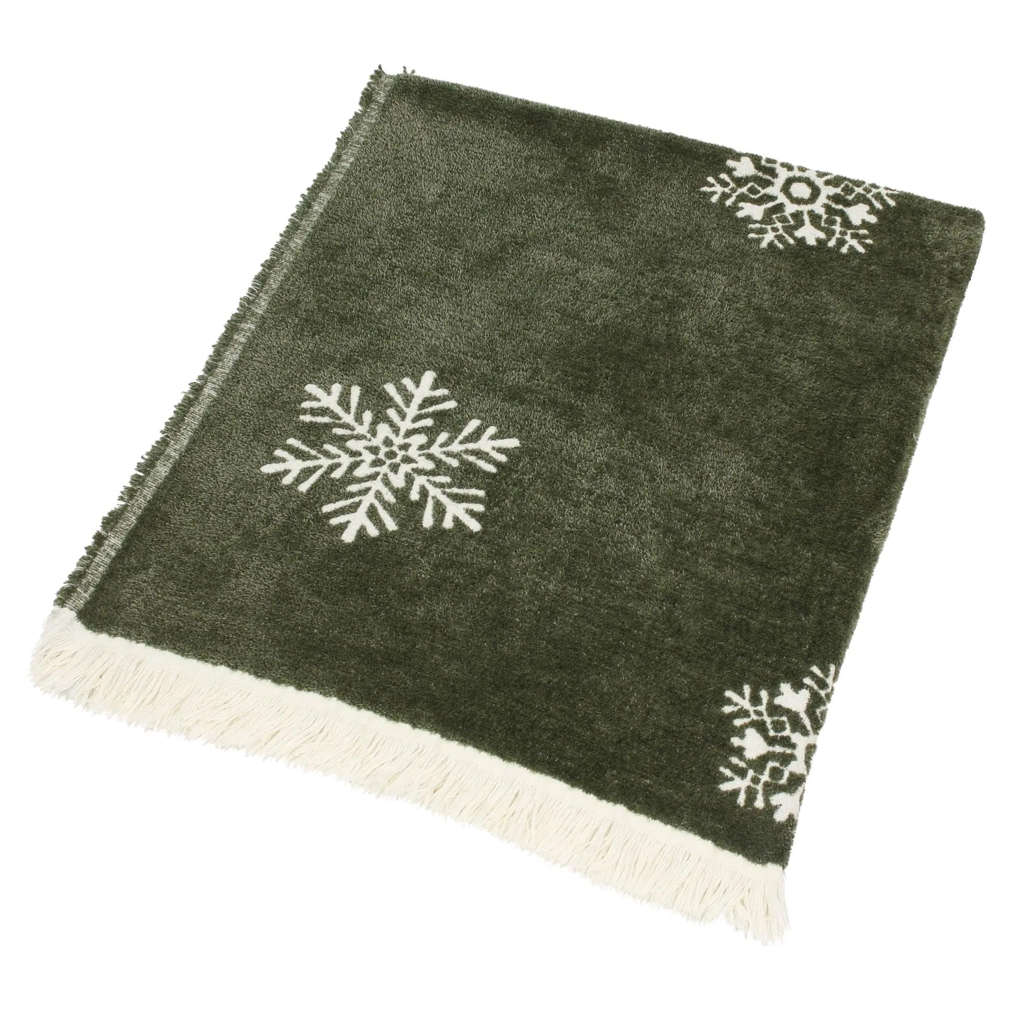 Acheter Couverture douillette « Flocons de neige »  dans la boutique en ligne de Frank Flechtwaren pour Couvertures douillettes de Noël