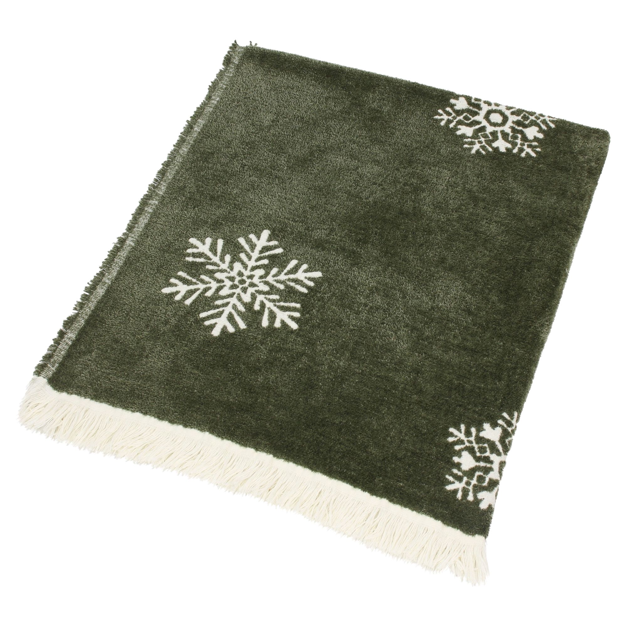 Acheter Couverture douillette « Flocons de neige »  dans la boutique en ligne de Frank Flechtwaren pour Couvertures douillettes de Noël