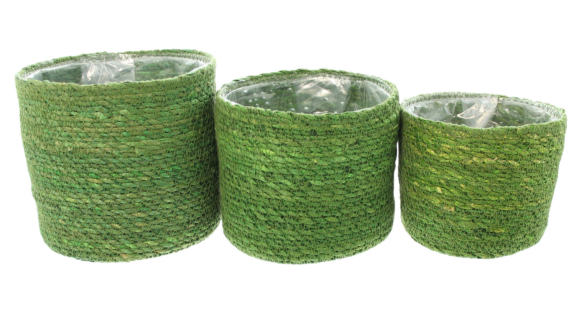 Acheter Lot de 3 jardinières "Green"  dans la boutique en ligne de Frank Flechtwaren pour Pots de fleurs