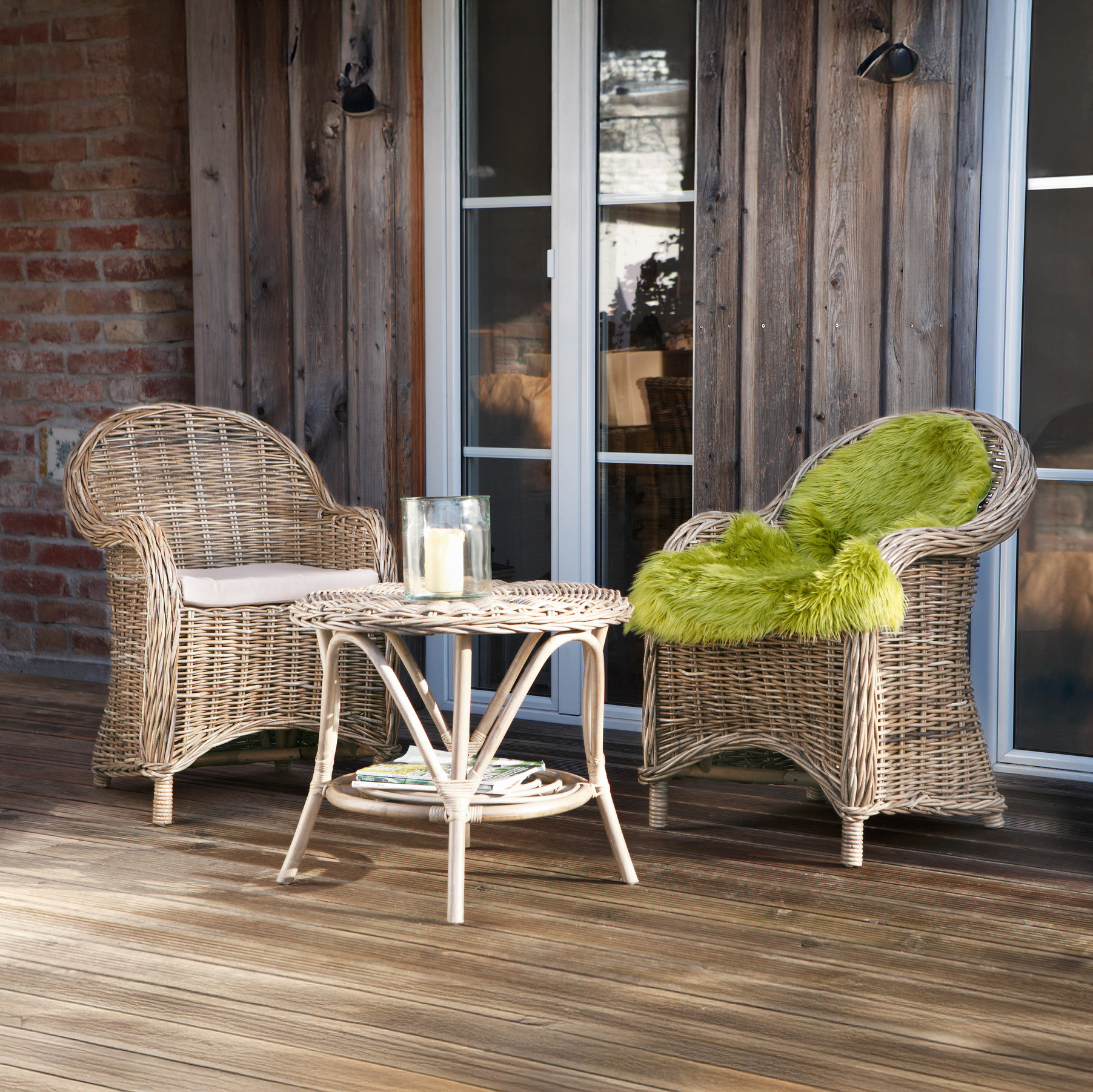 Acheter Table rotin "Koboo Grey"  dans la boutique en ligne de Frank Flechtwaren