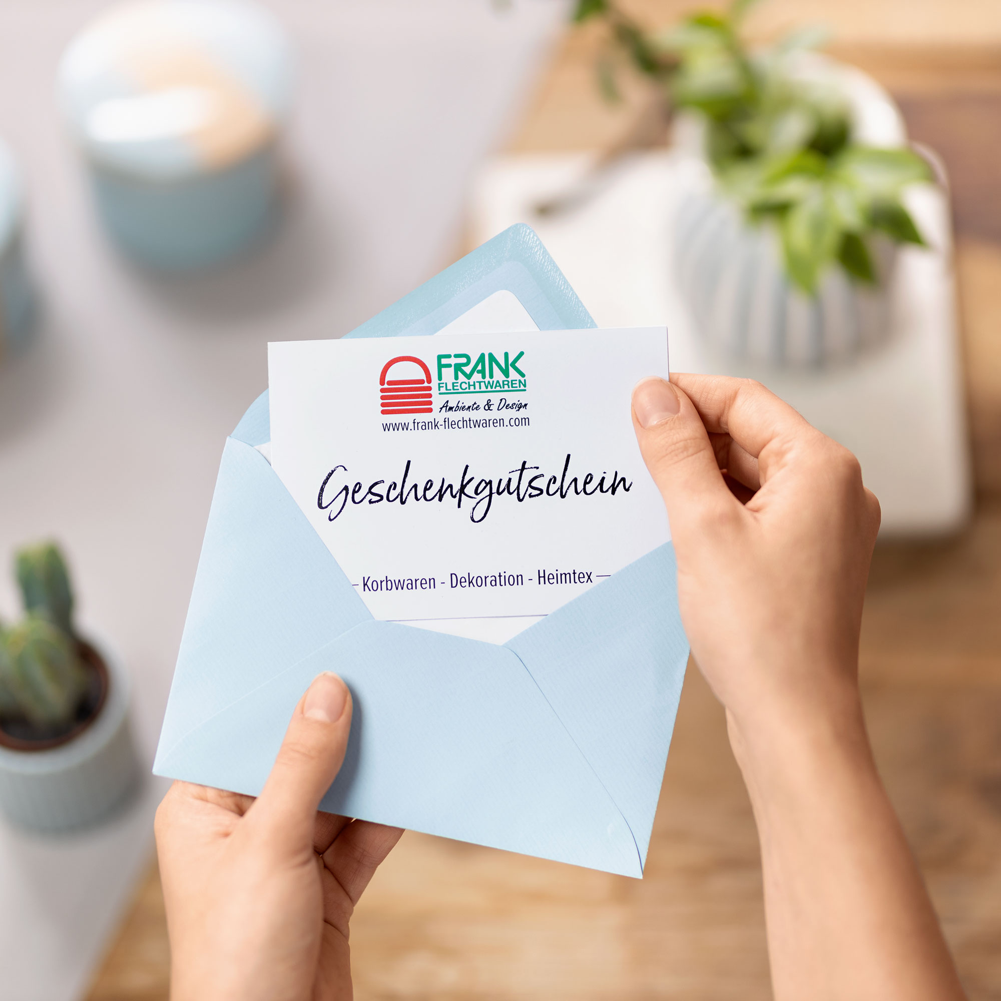 Acheter Bon cadeau d’une valeur de 20 €  dans la boutique en ligne de Frank Flechtwaren
