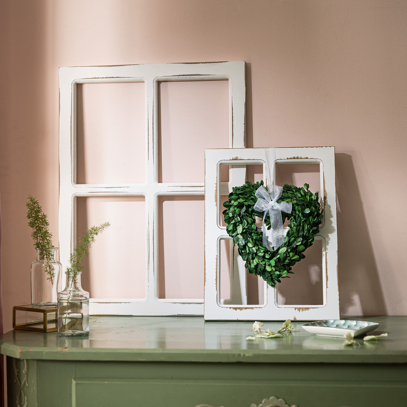 Acheter Lot de 2 fenêtres décoratives "Shabby"  dans la boutique en ligne de Frank Flechtwaren