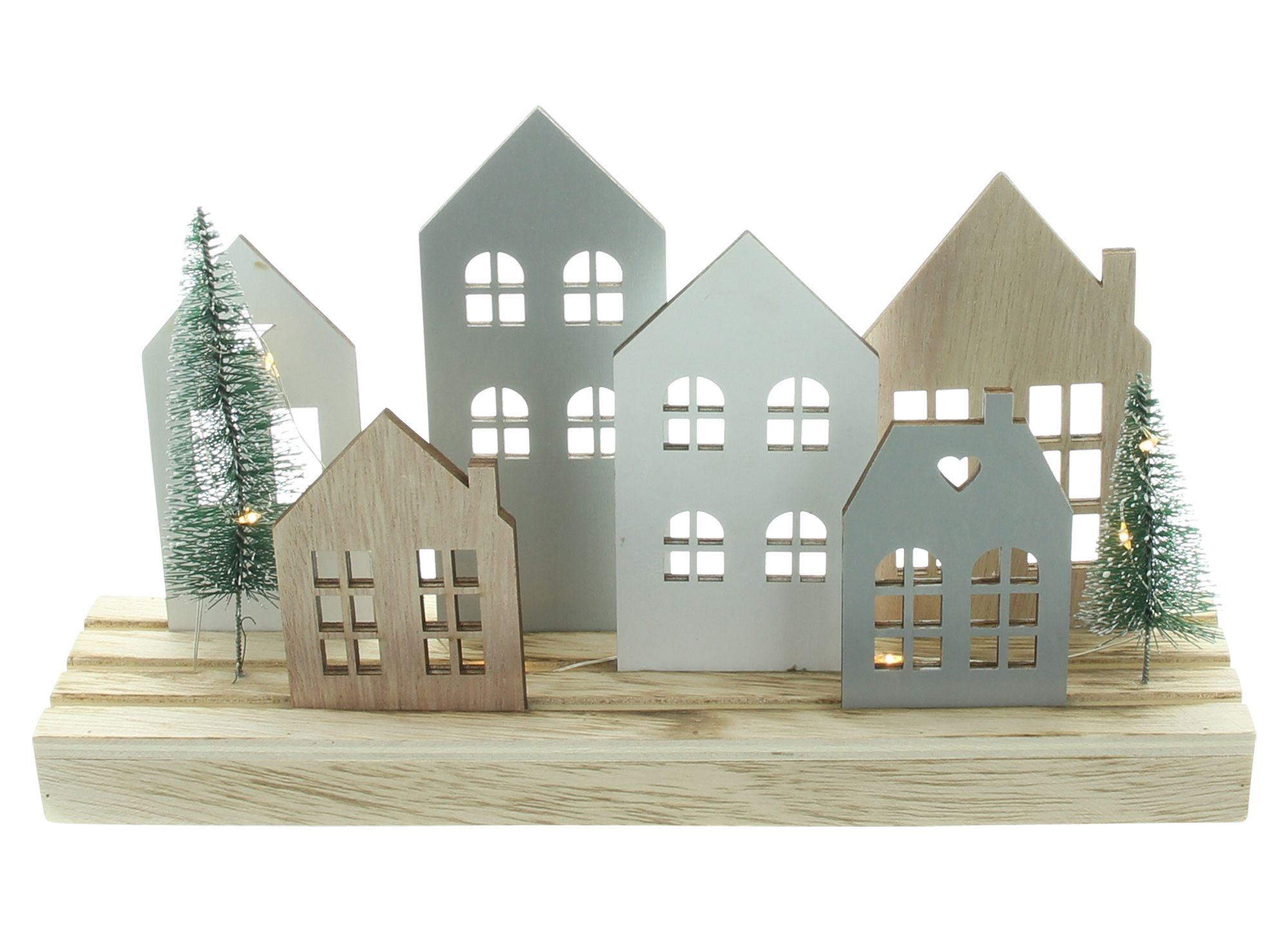 Acheter Plateau LED "maisons"  dans la boutique en ligne de Frank Flechtwaren pour Décoration LED