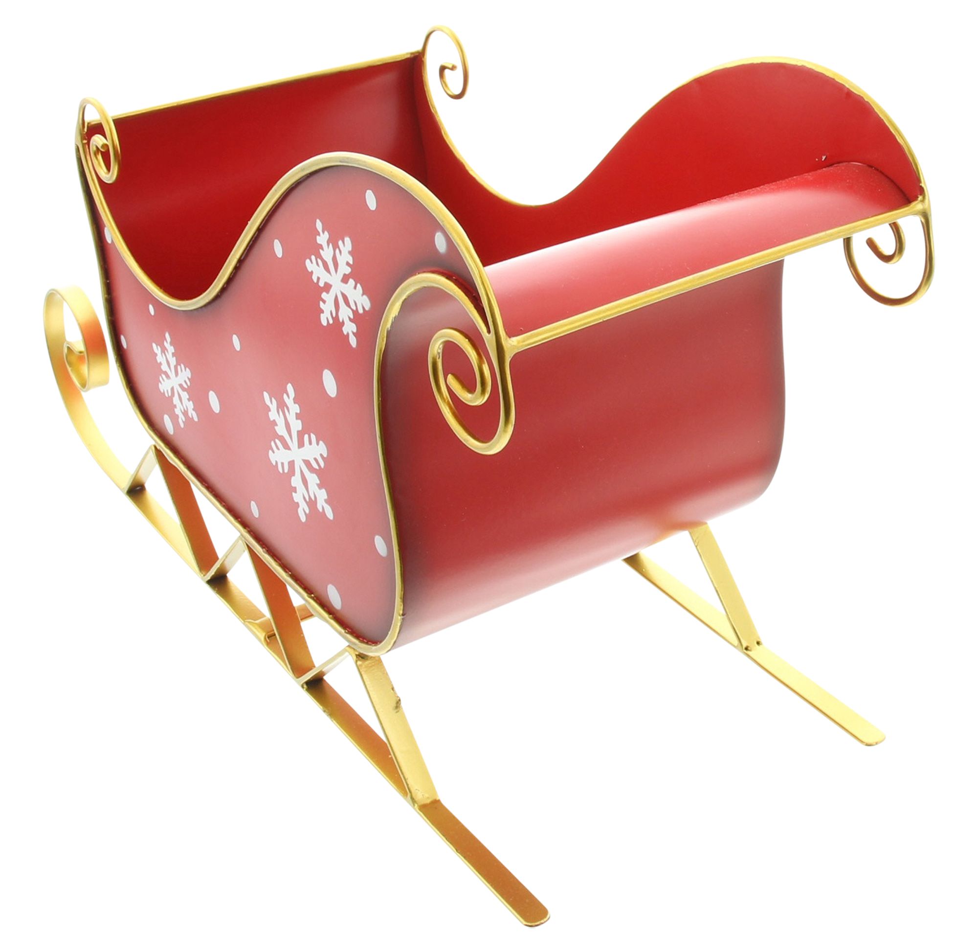 Acheter Traîneau métallique "flocons de neige"  dans la boutique en ligne de Frank Flechtwaren pour Traîneaux