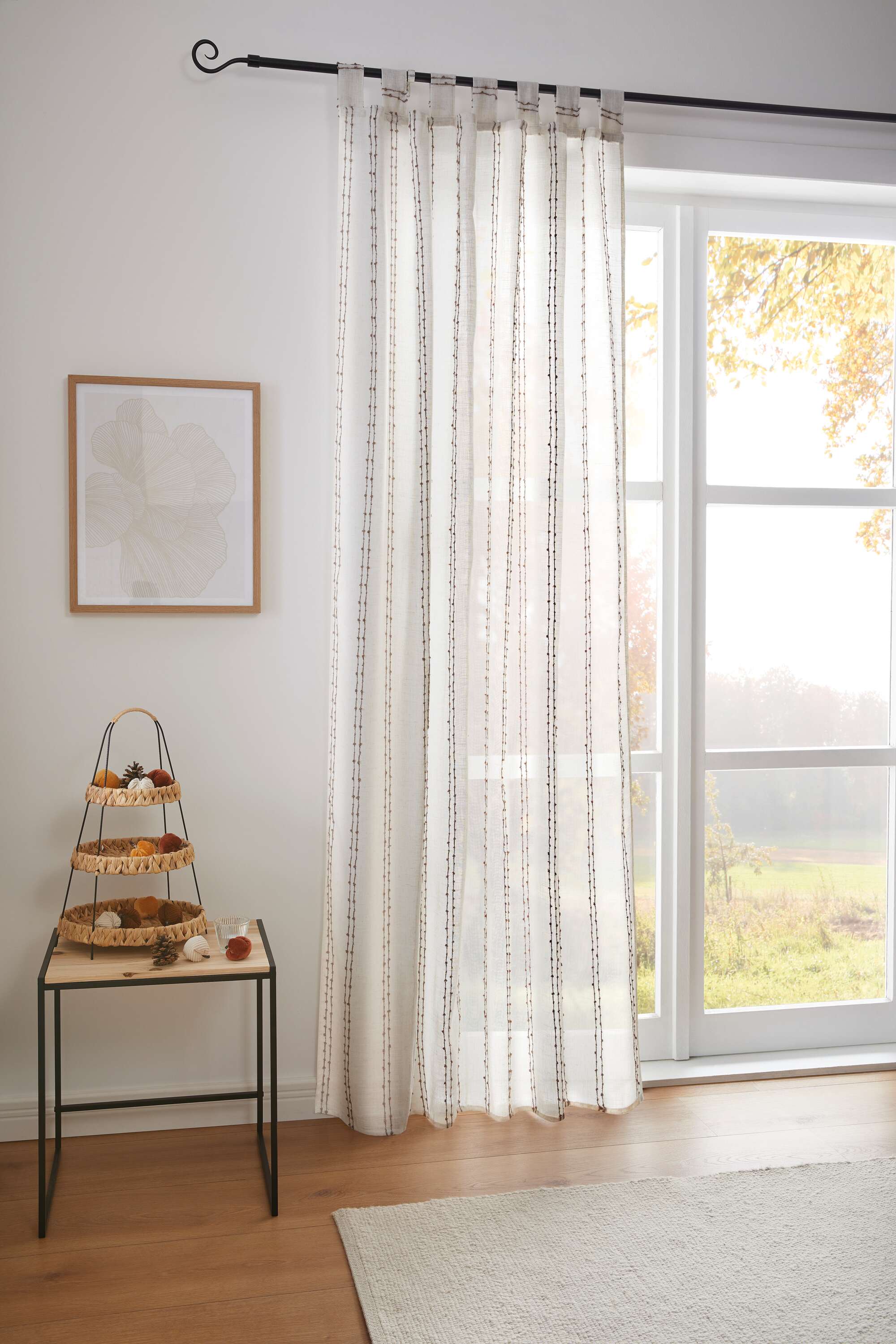 Acheter Rideau "rayures tissées"  dans la boutique en ligne de Frank Flechtwaren