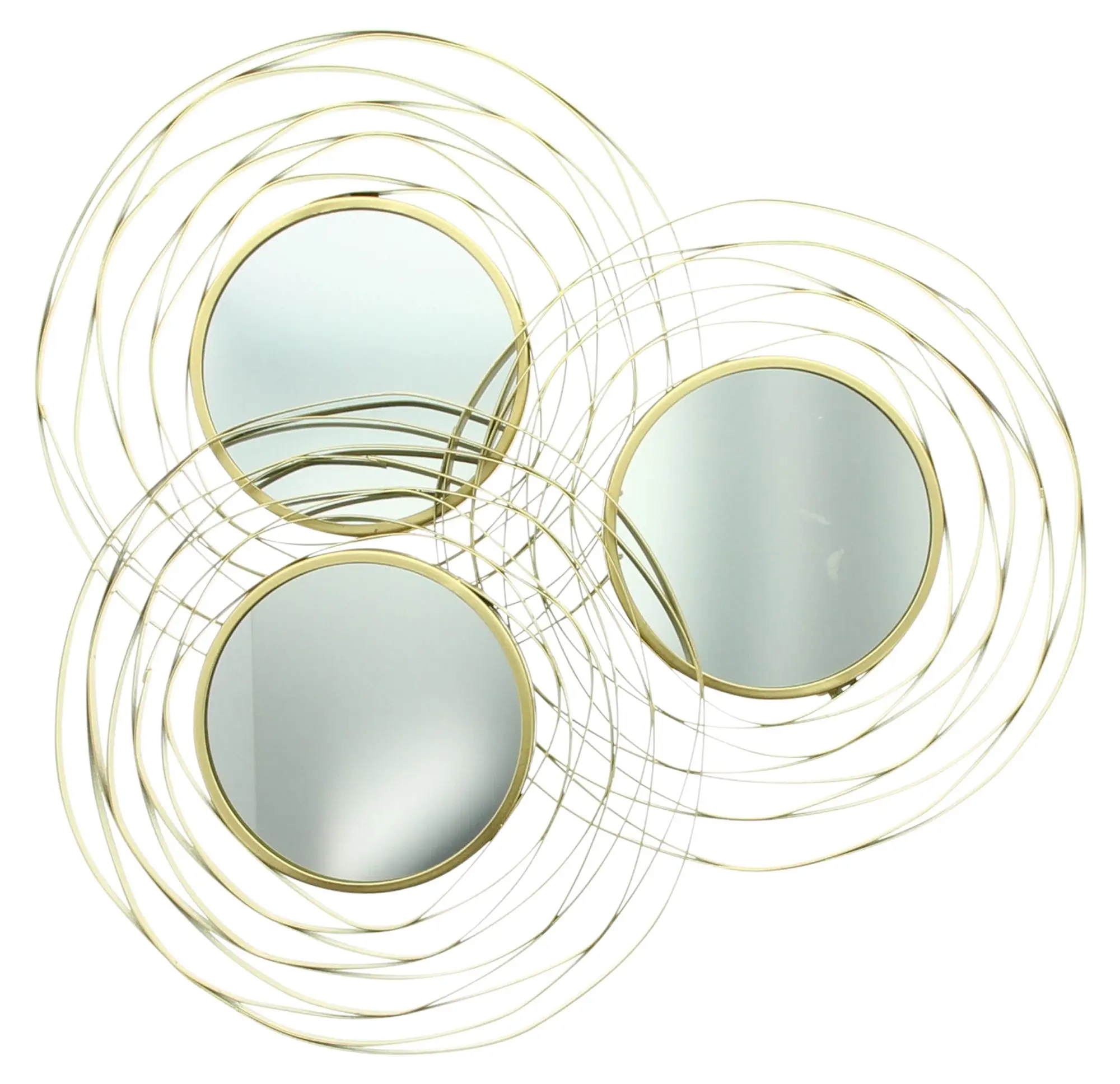 Acheter Lot de 3 miroirs "doré"  dans la boutique en ligne de Frank Flechtwaren pour Miroirs