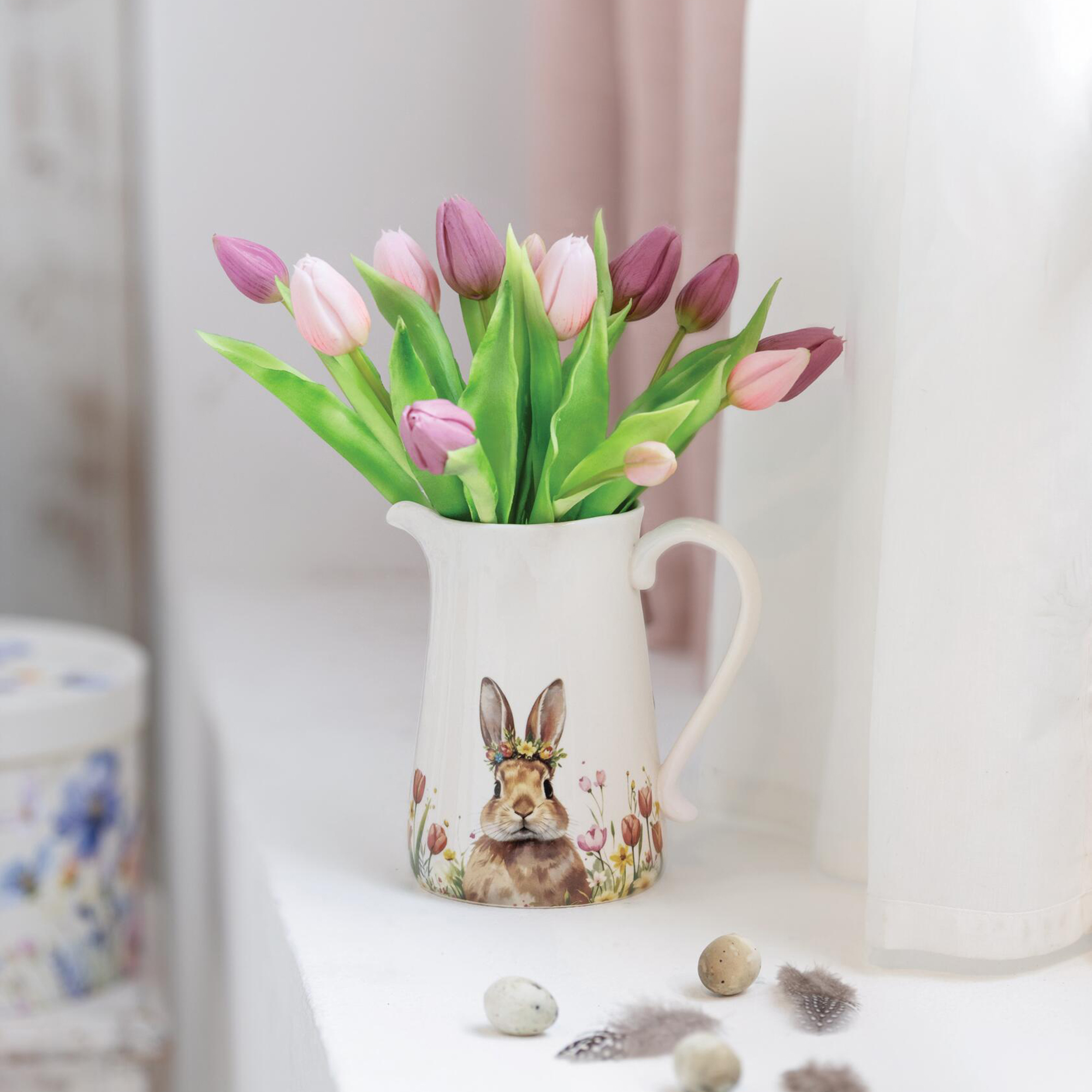 Acheter Lot de 14 tulipes "rose &amp; violet"  dans la boutique en ligne de Frank Flechtwaren pour Nouvel arrivage