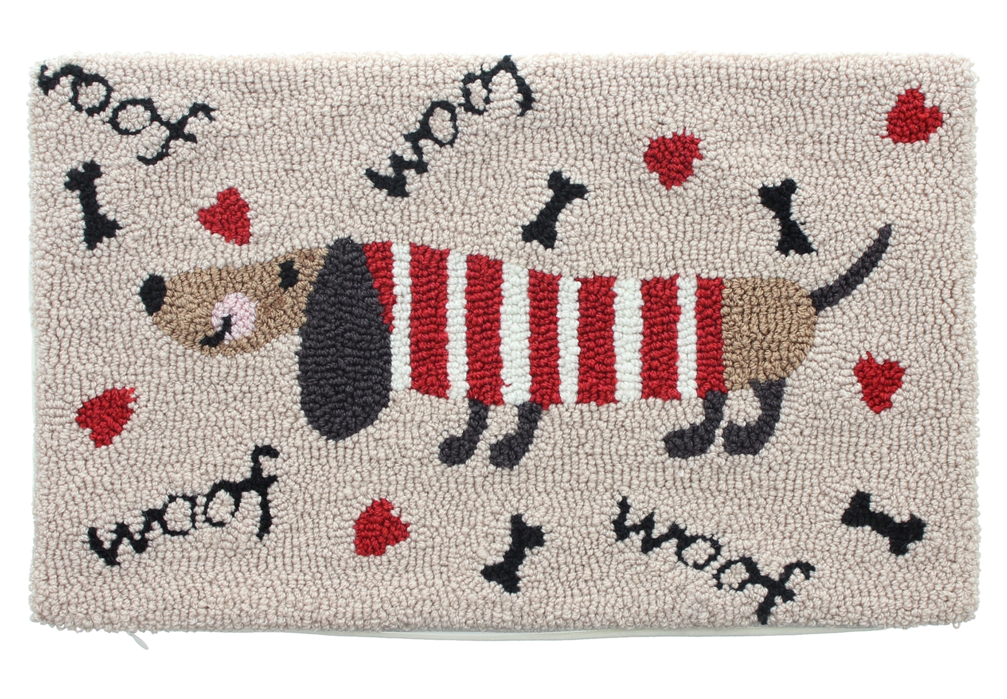 Acheter Housse de coussin "amour de teckel"  dans la boutique en ligne de Frank Flechtwaren pour Remplissages