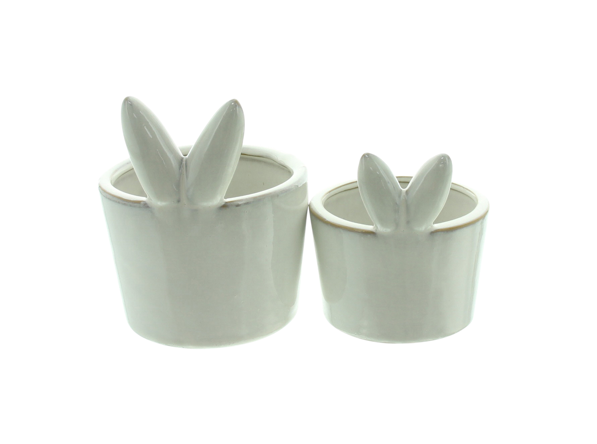 Acheter Lot de 2 jardinières "oreilles de lapin"  dans la boutique en ligne de Frank Flechtwaren pour Bols décoratifs