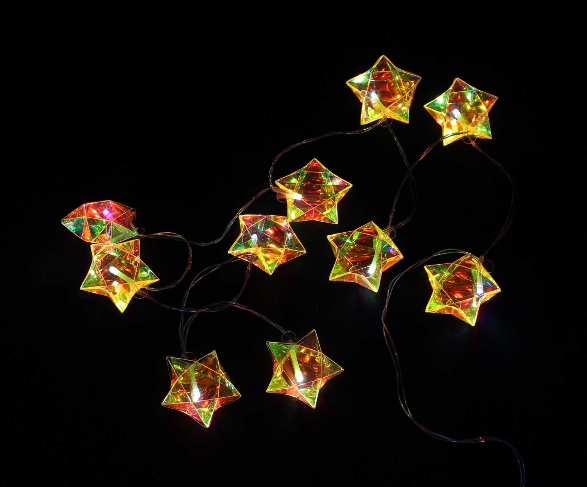 Acheter Guirlande LED "Rainbow-Stars"  dans la boutique en ligne de Frank Flechtwaren pour Guirlandes lumineuses LED