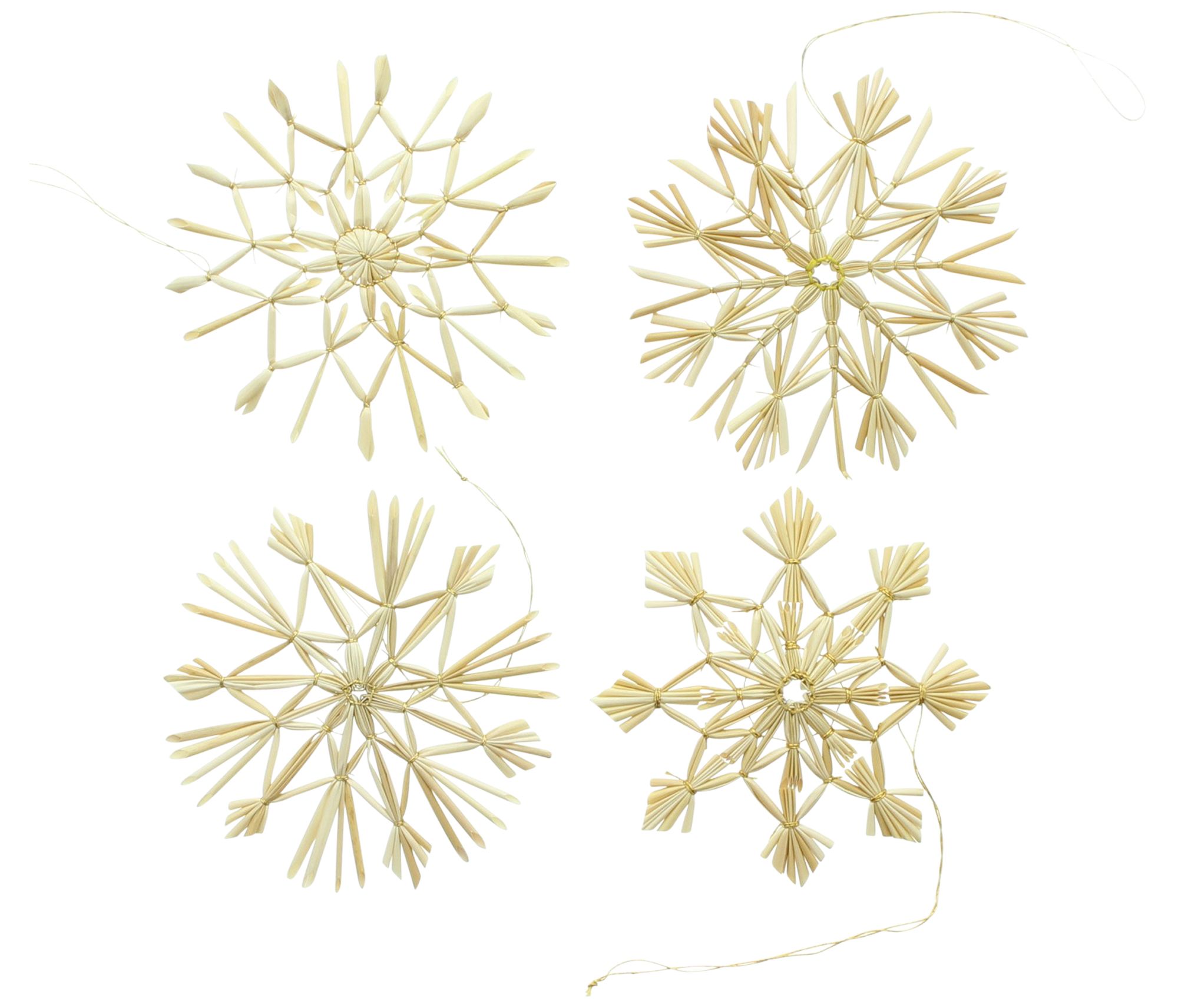 Acheter Lot de 20 étoiles en paille "Tradition"  dans la boutique en ligne de Frank Flechtwaren pour Décorations pour sapins de Noël