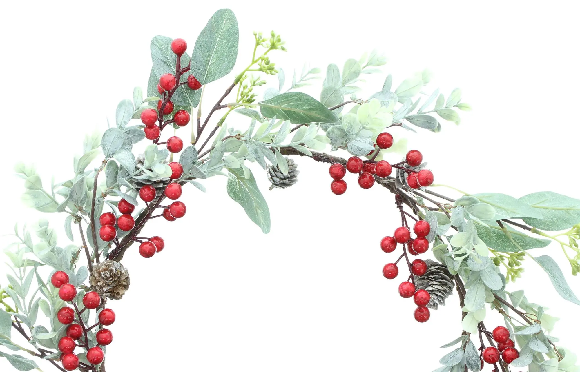 Acheter Couronne "baies rouges"  dans la boutique en ligne de Frank Flechtwaren pour Couronnes de Noël