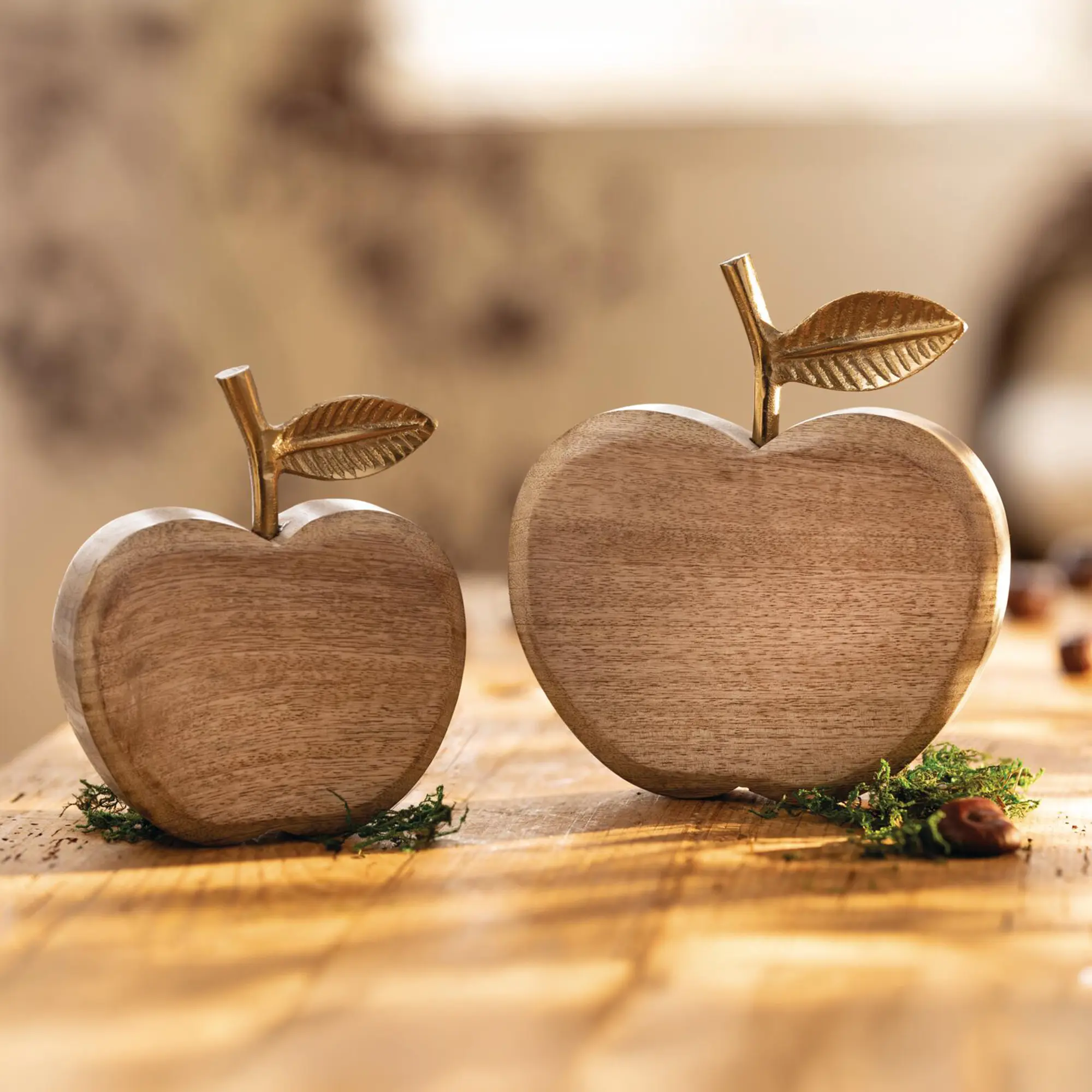 Acheter Pomme décorative « Goldglanz », lot de 2 dans la boutique en ligne de Frank Flechtwaren