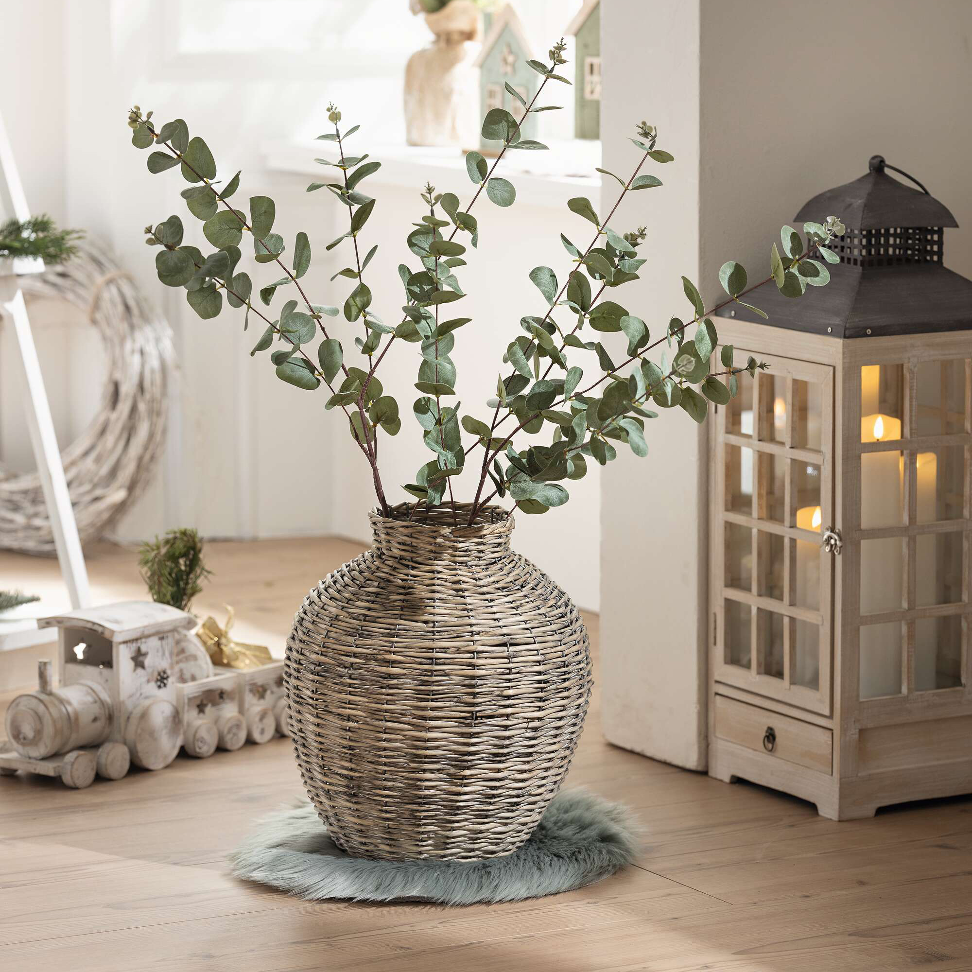 Acheter Lot de 2 branches "eucalyptus"  dans la boutique en ligne de Frank Flechtwaren