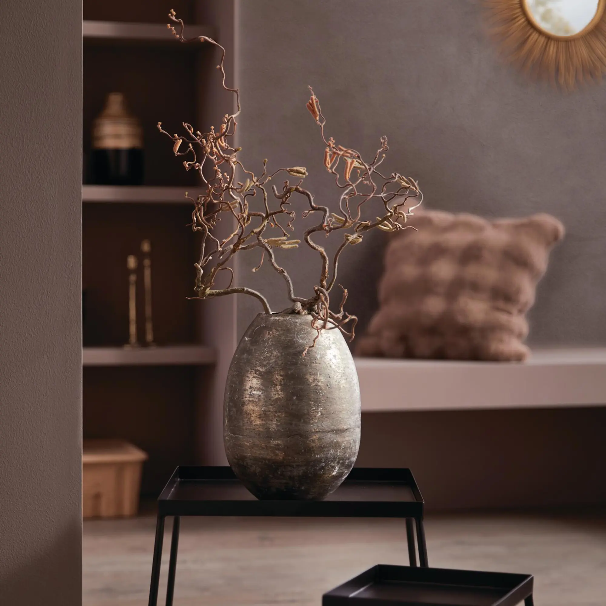 Acheter Vase décoratif "reflet métal"  dans la boutique en ligne de Frank Flechtwaren
