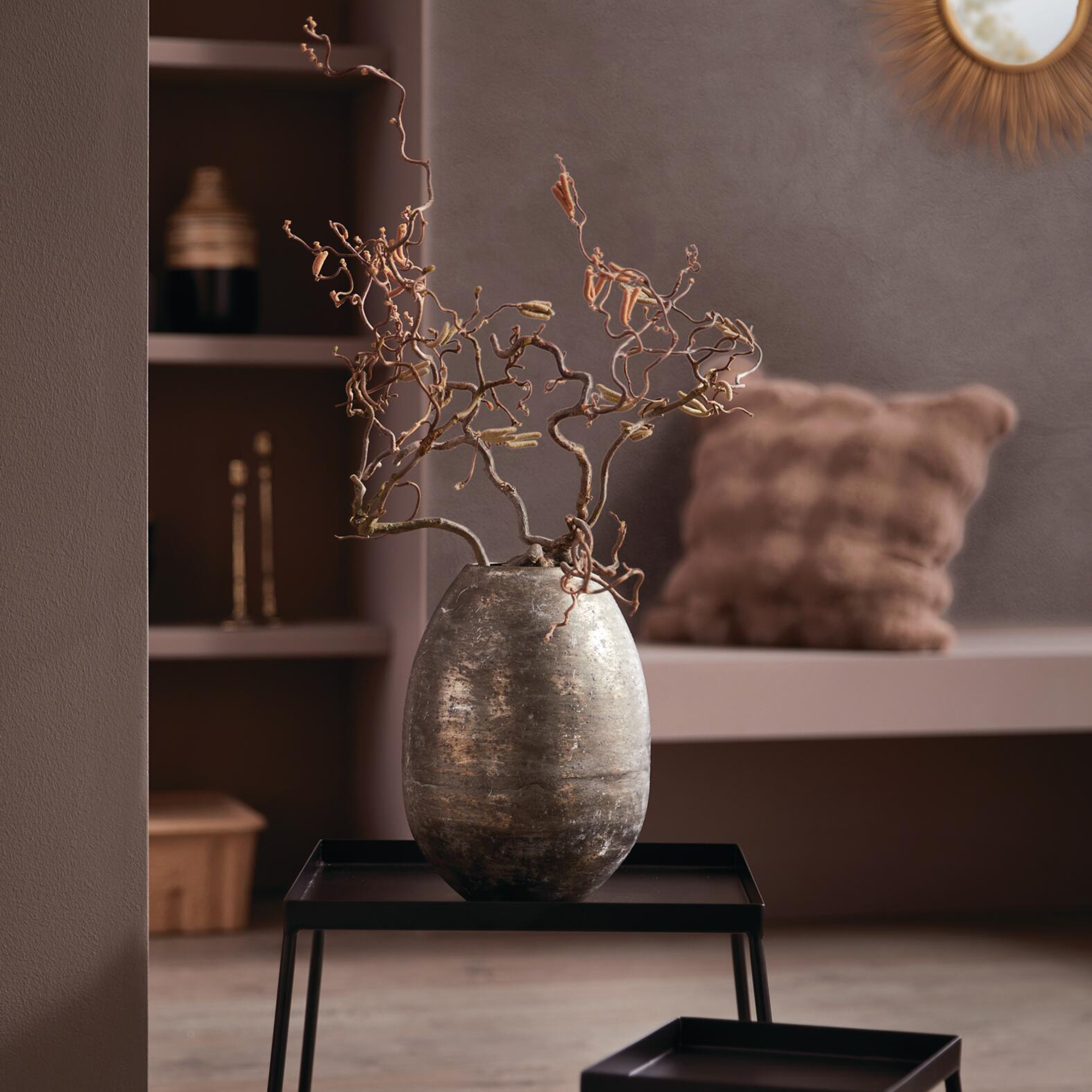 Acheter Vase décoratif "reflet métal"  dans la boutique en ligne de Frank Flechtwaren pour Nouvel arrivage