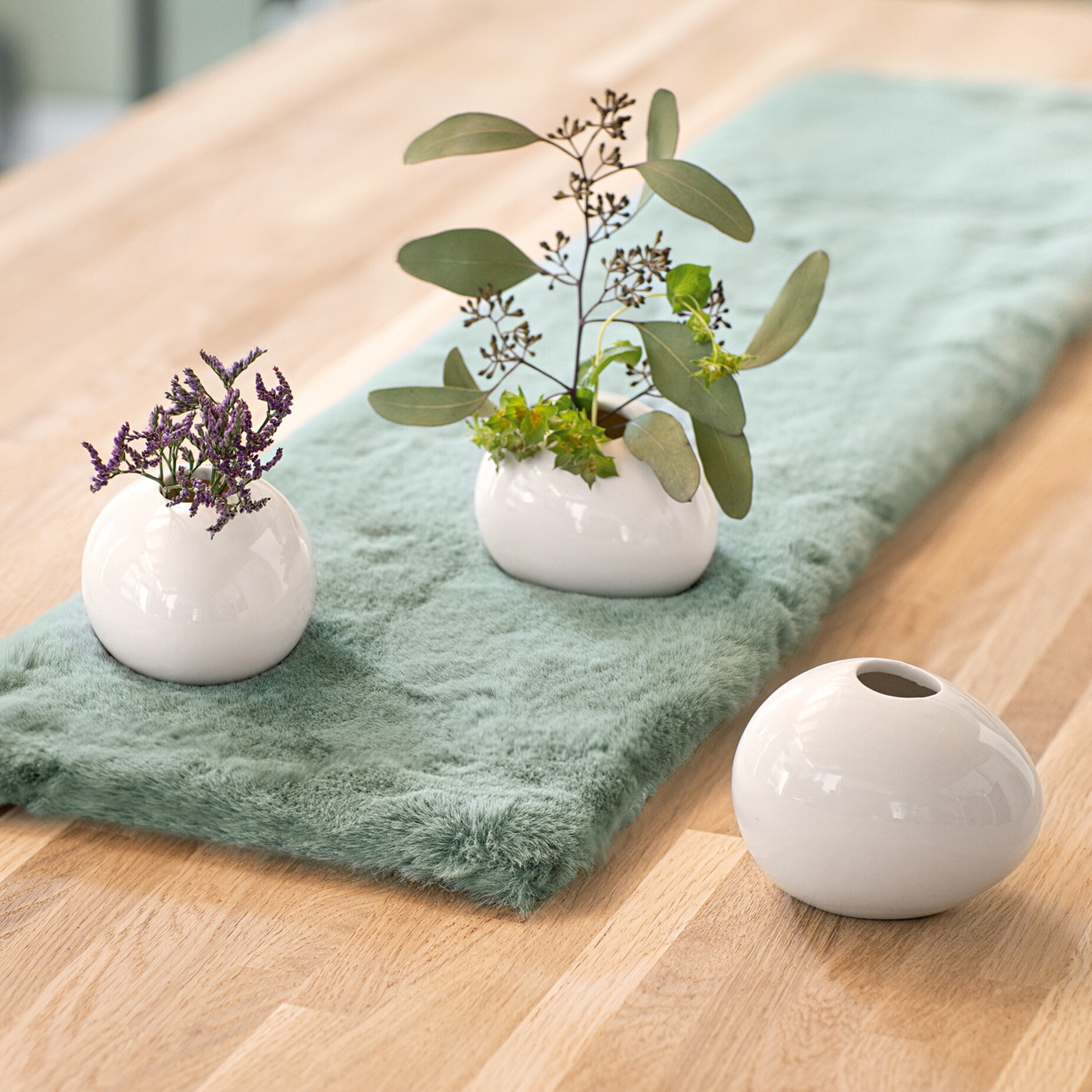 Acheter Lot de 3 petits vases "ovale"  dans la boutique en ligne de Frank Flechtwaren