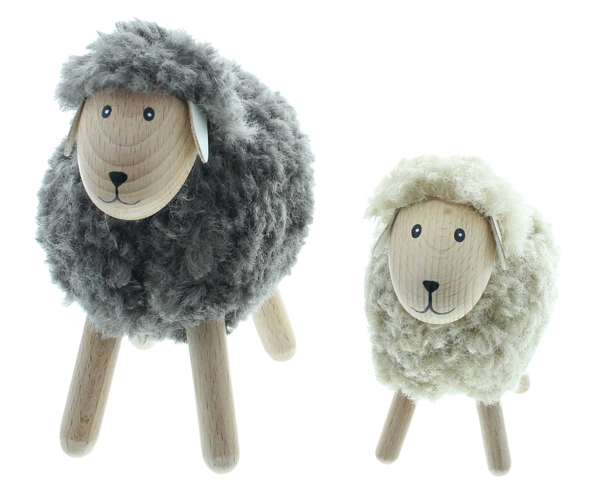 Acheter Lot de 2 moutons "grand &amp; petit"  dans la boutique en ligne de Frank Flechtwaren pour Lapin &amp; co