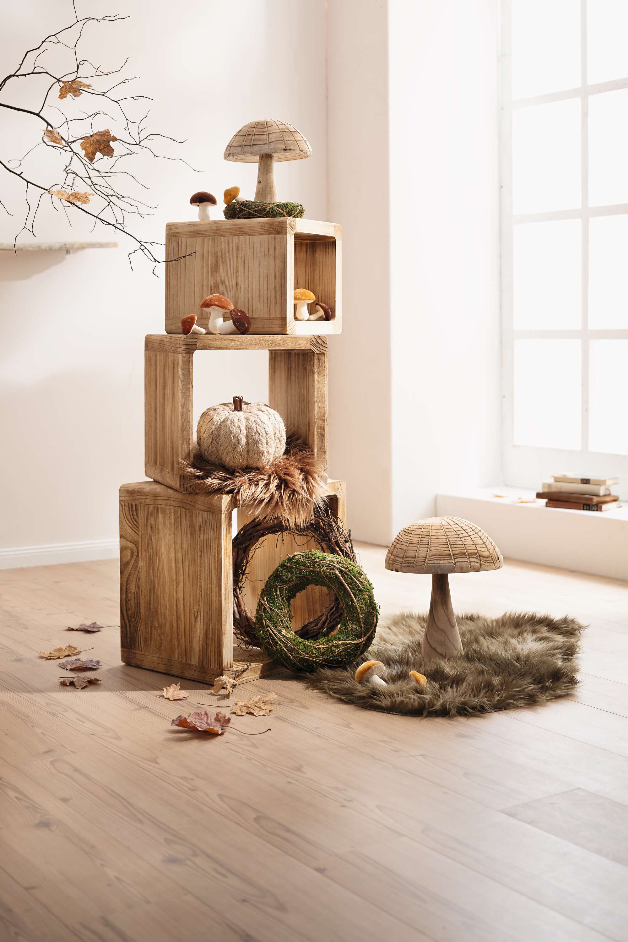 Acheter Citrouille "tricot naturel"  dans la boutique en ligne de Frank Flechtwaren pour Automne