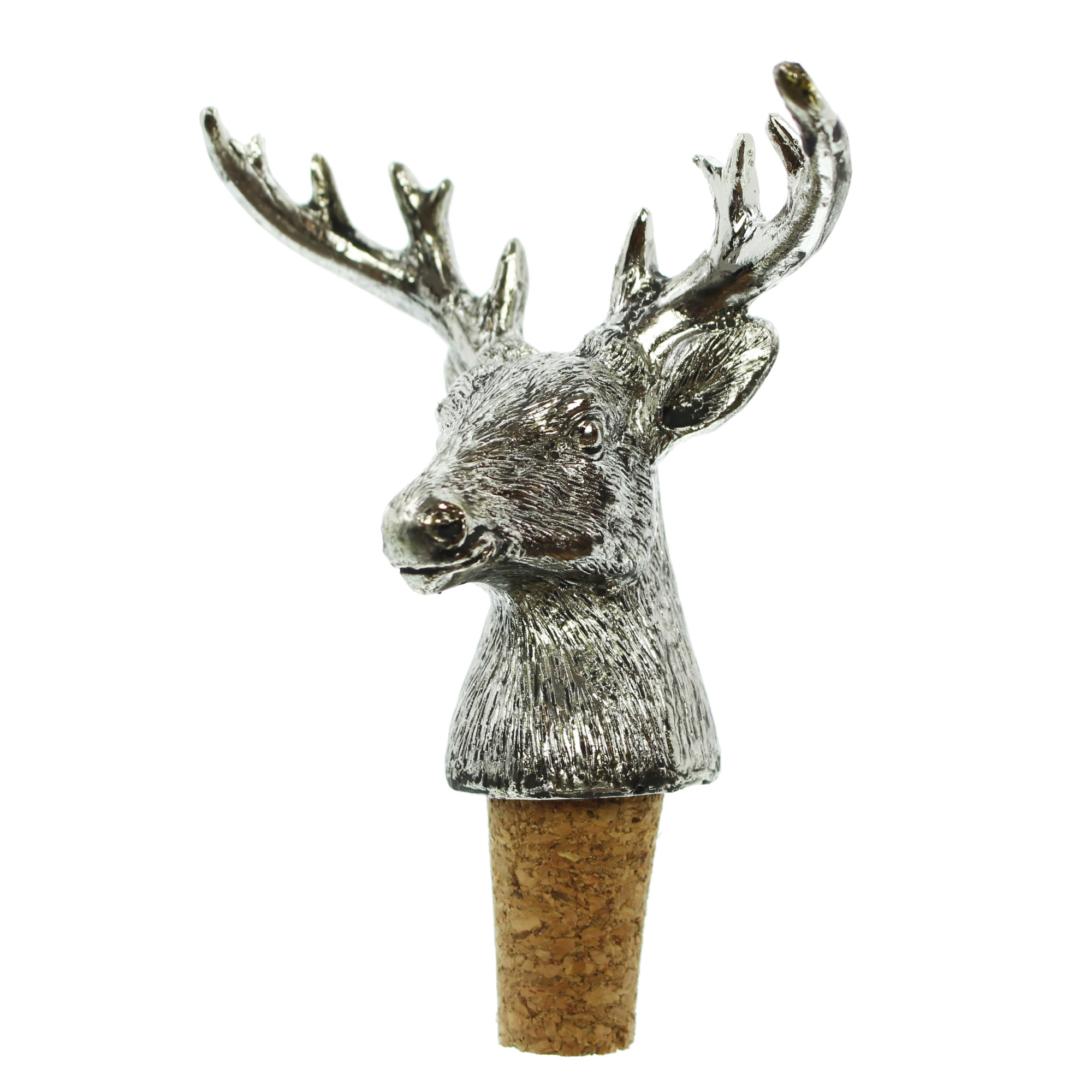Acheter Lot de 2 bouchons pour bouteilles "cerf argenté" dans la boutique en ligne de Frank Flechtwaren pour Automne Acheter Lot de 2 bouchons pour bouteilles "cerf argenté" dans la boutique en ligne de Frank Flechtwaren pour Automne