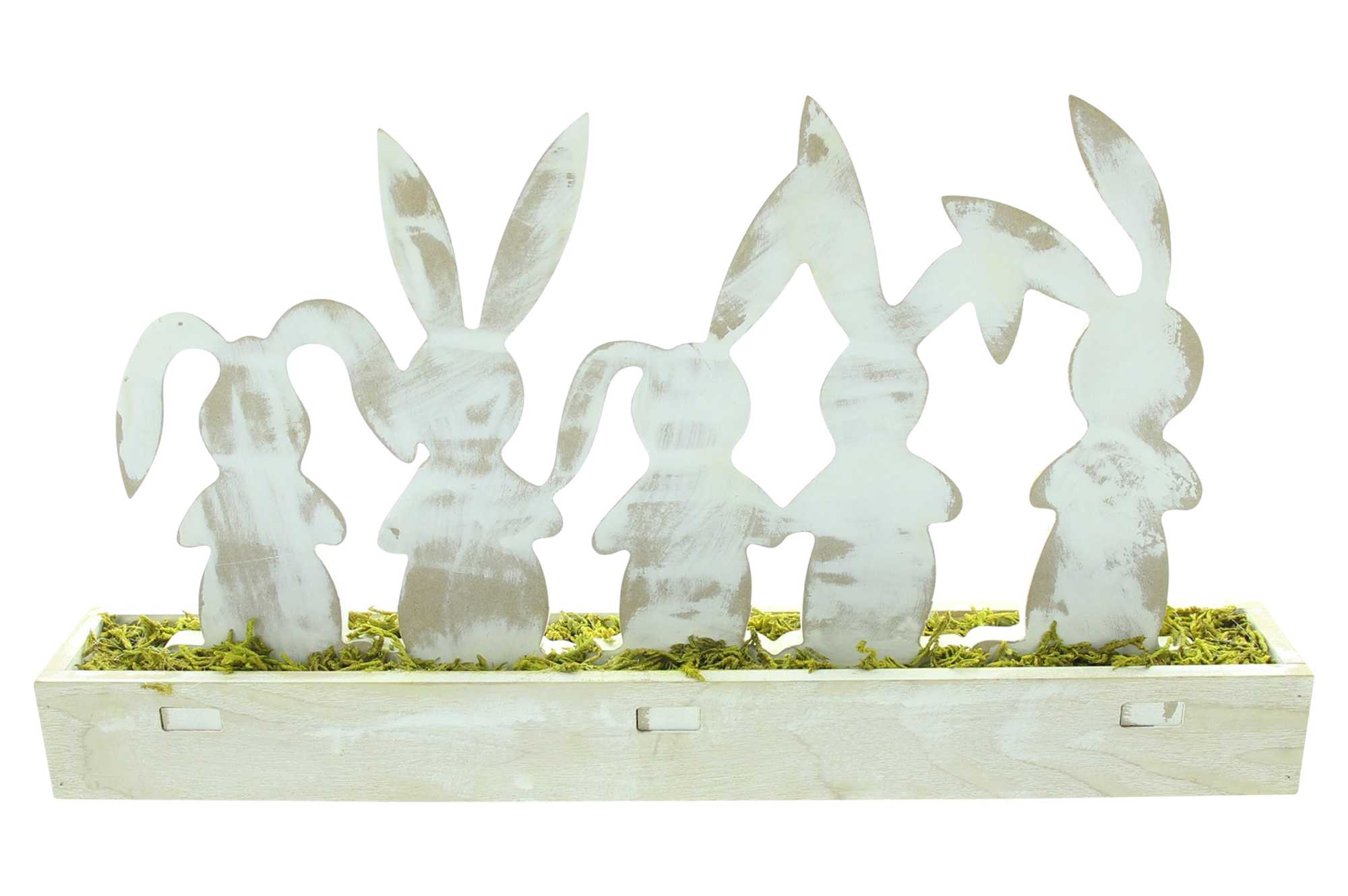 Acheter Décoration en bois "bande de lapins"  dans la boutique en ligne de Frank Flechtwaren pour Lapin &amp; co
