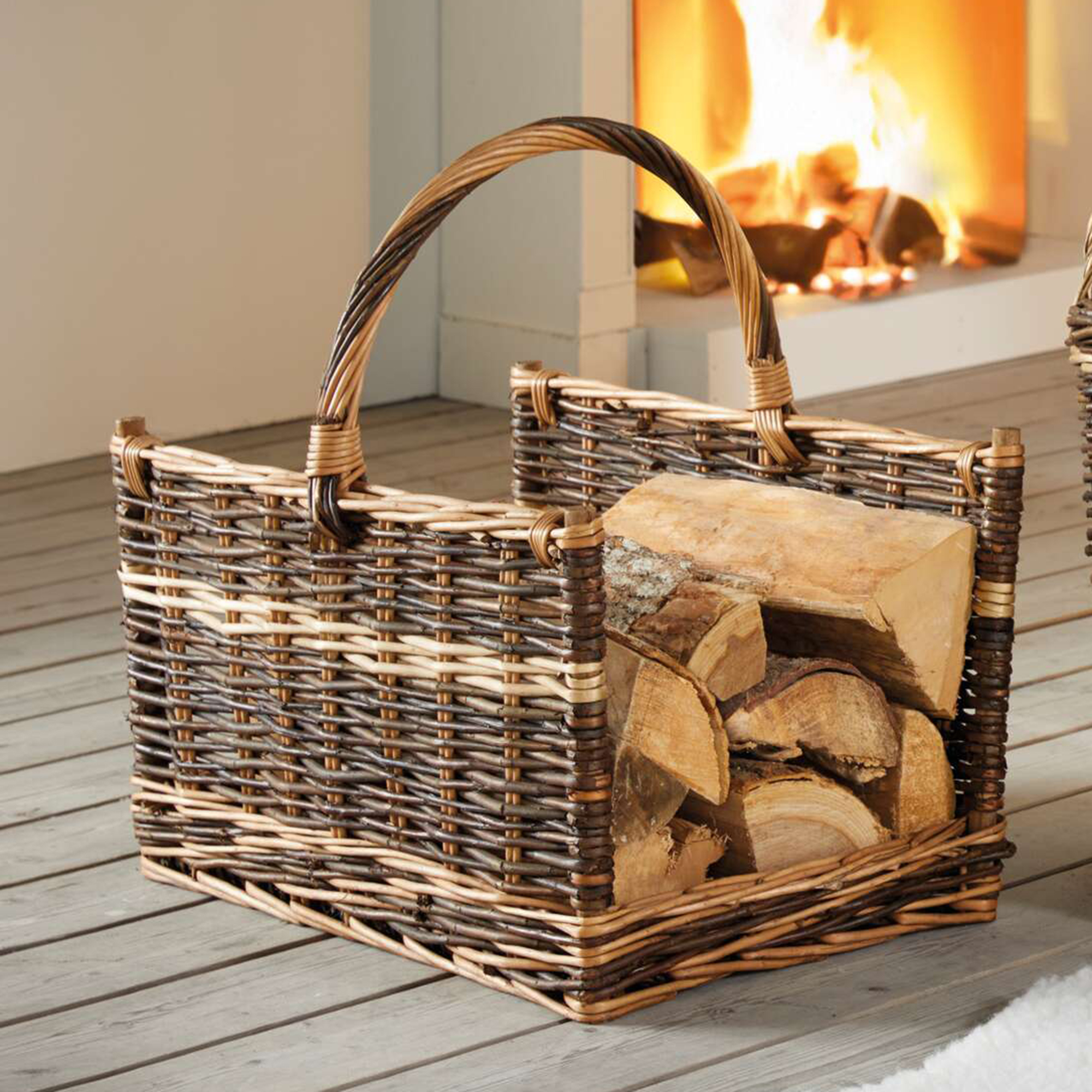 Acheter Panier à bois pour cheminée "universel"  dans la boutique en ligne de Frank Flechtwaren