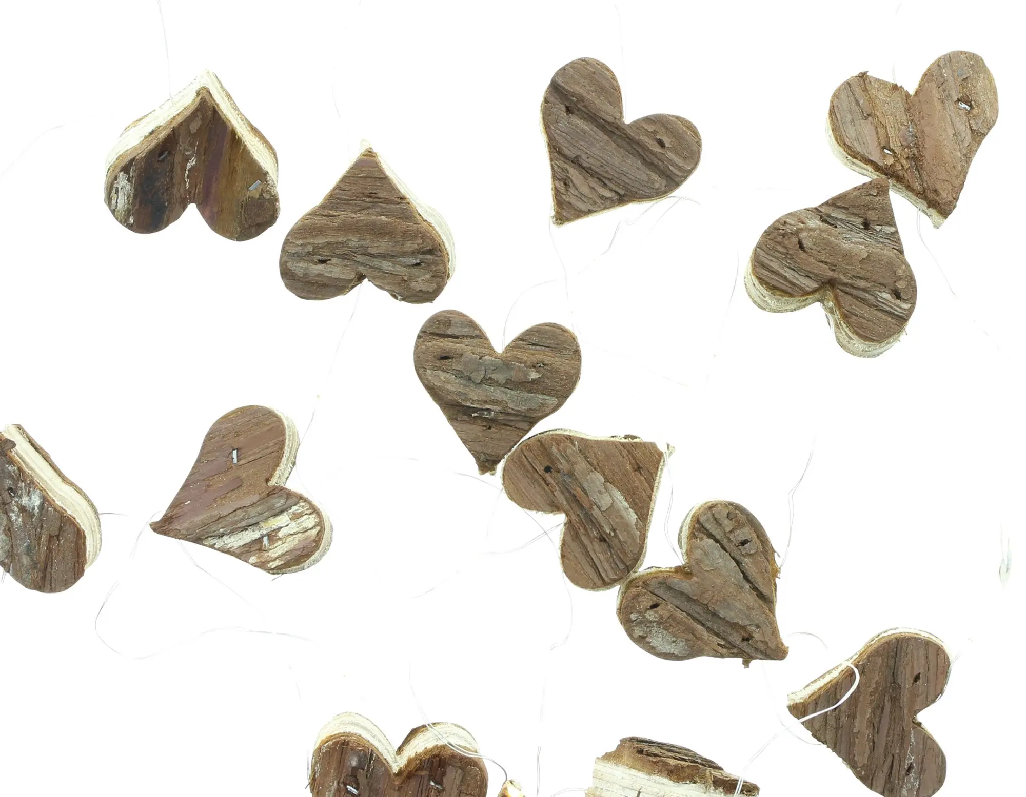 Acheter Guirlande lumineuse LED "cœur en bois"  dans la boutique en ligne de Frank Flechtwaren pour Guirlandes lumineuses LED