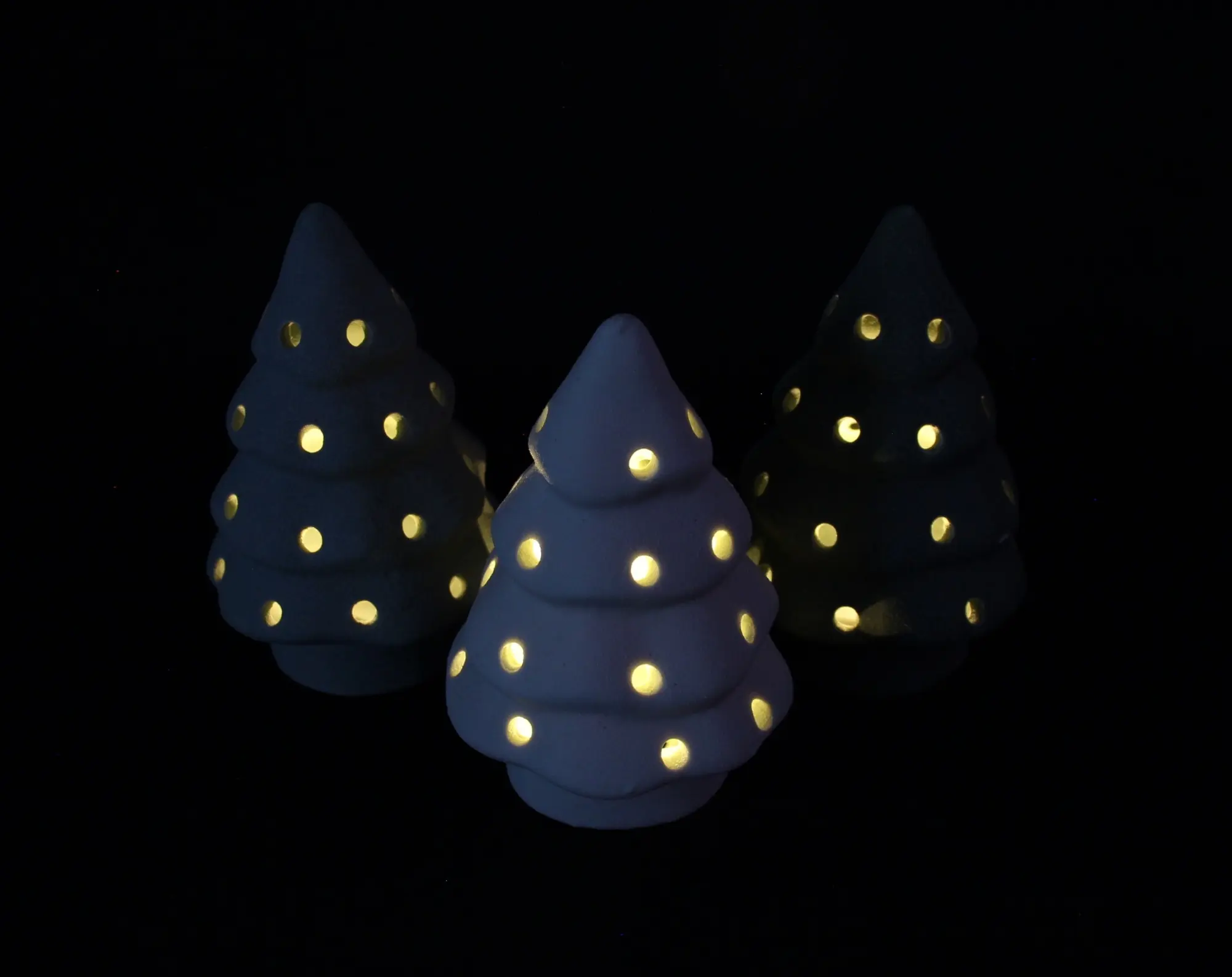 Acheter Lot de 3 sapins LED "Green Shades"  dans la boutique en ligne de Frank Flechtwaren pour Sapins