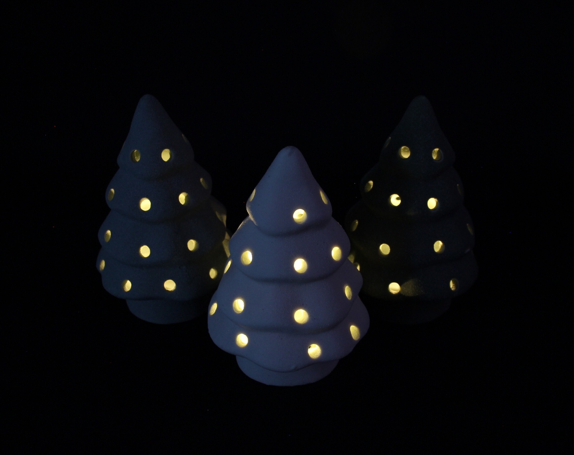 Acheter Lot de 3 sapins LED "Green Shades"  dans la boutique en ligne de Frank Flechtwaren pour Sapins