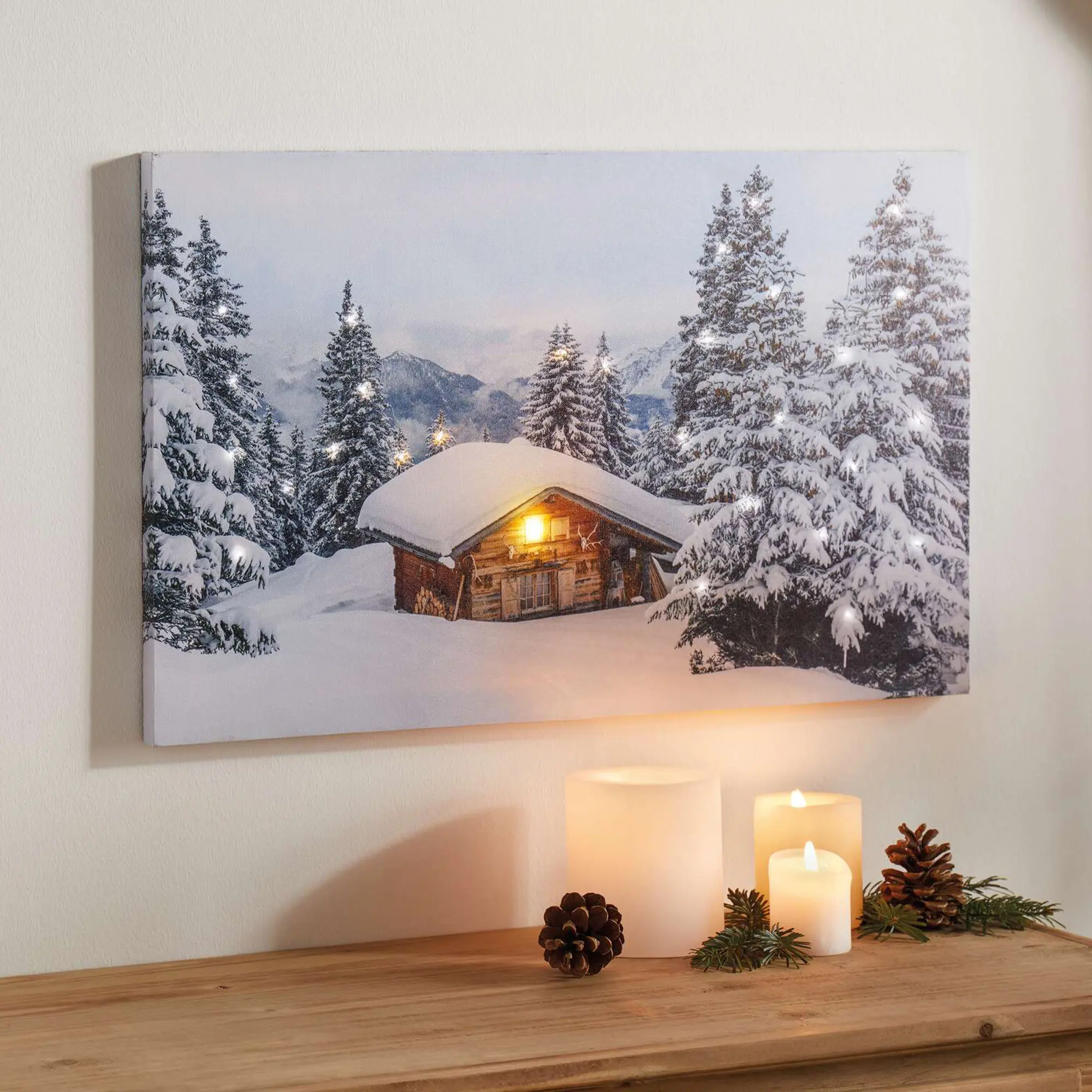 Acheter Tableau LED "hiver"  dans la boutique en ligne de Frank Flechtwaren