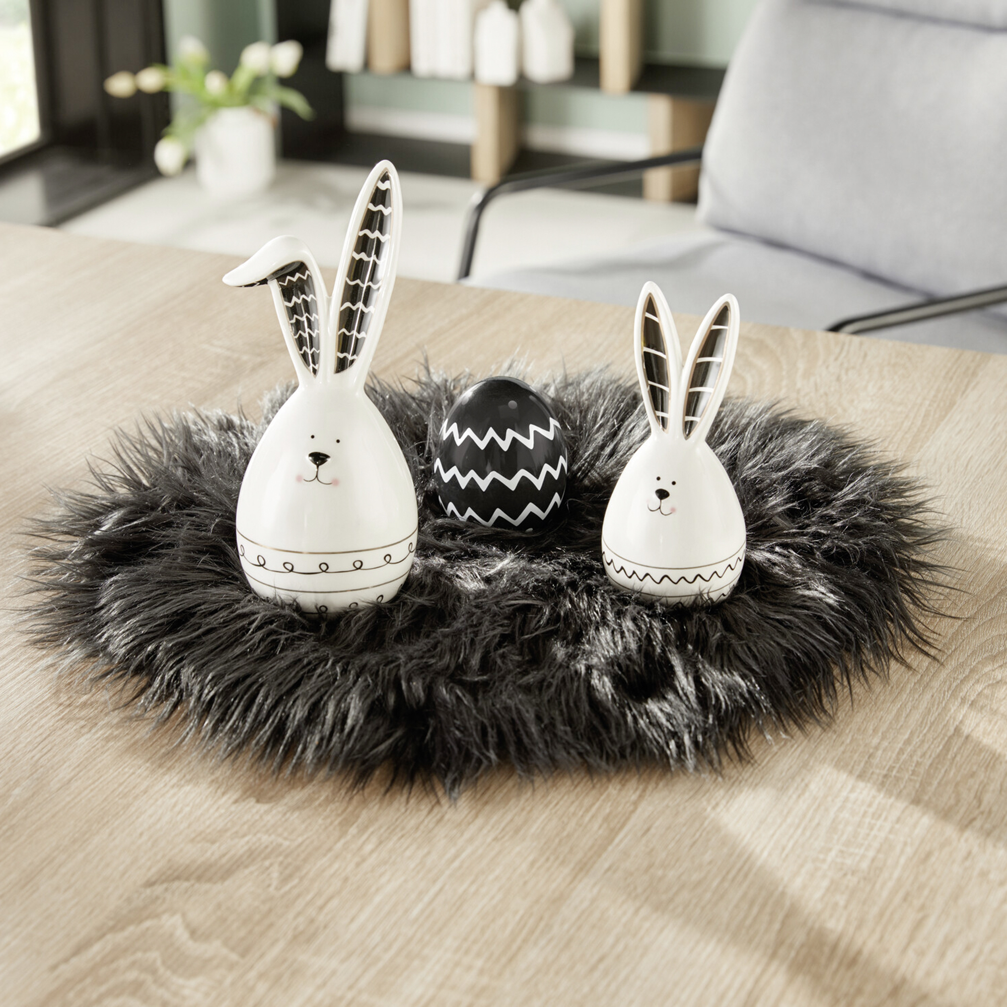 Acheter Fourrure de décoration "Raven" dans la boutique en ligne de Frank Flechtwaren pour Pâques Acheter Fourrure de décoration "Raven" dans la boutique en ligne de Frank Flechtwaren pour Pâques