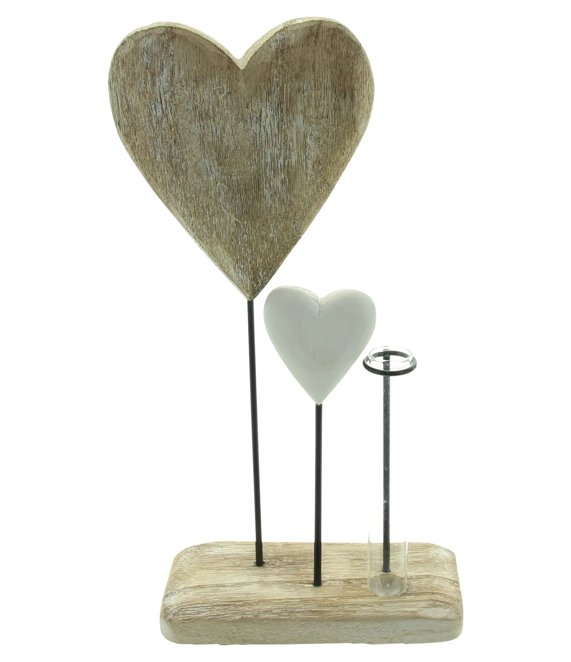 Acheter Élément déco "coeur avec Vase"  dans la boutique en ligne de Frank Flechtwaren pour Coup de coeur