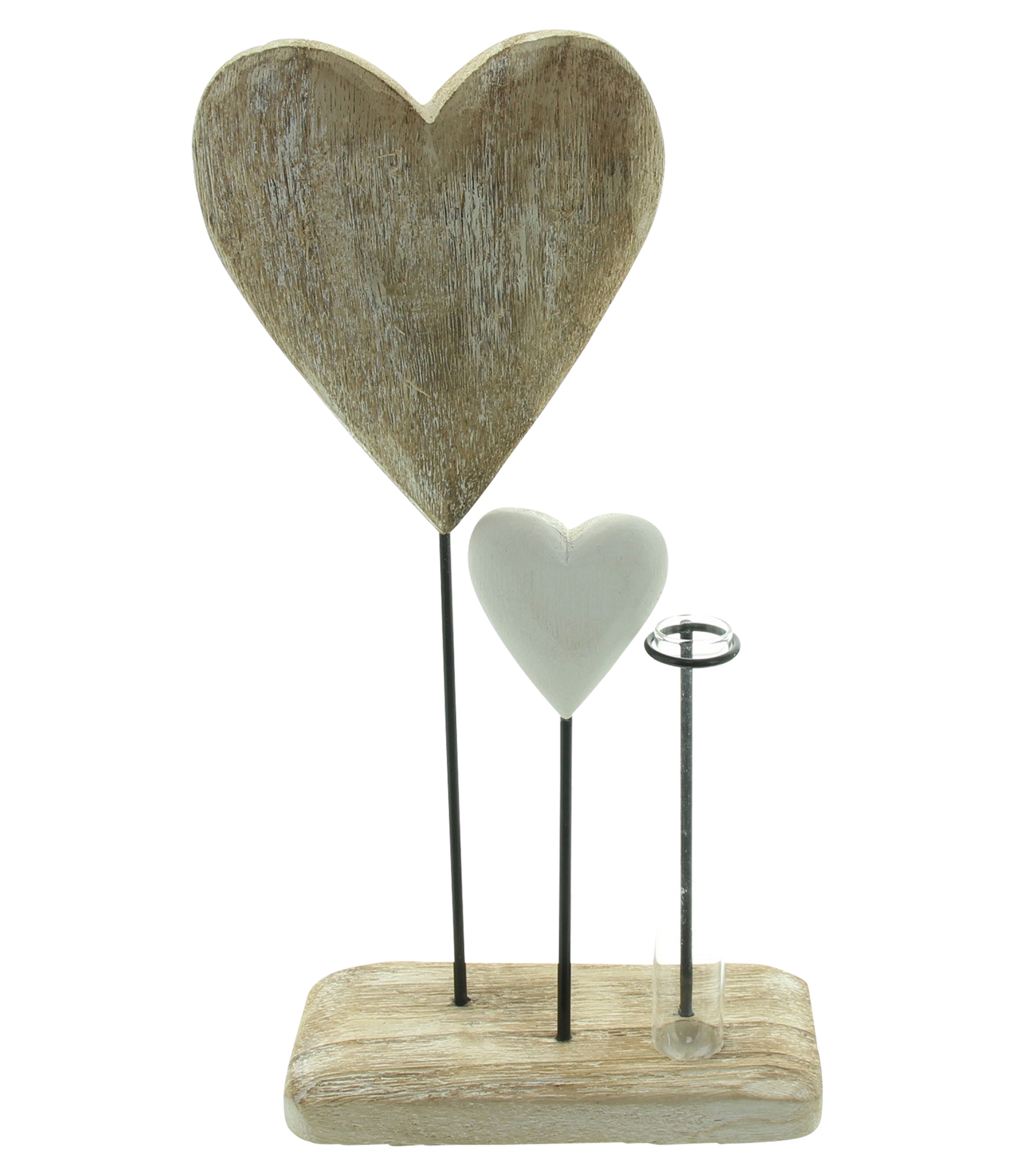 Acheter Élément déco "coeur avec Vase"  dans la boutique en ligne de Frank Flechtwaren pour Nouvel arrivage