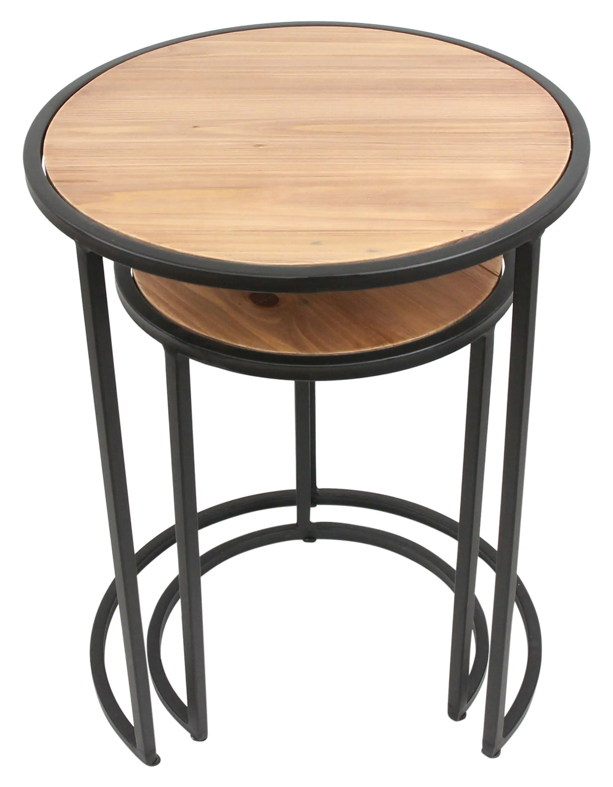 Acheter Lot de 2 tables gigognes "cercle"  dans la boutique en ligne de Frank Flechtwaren pour Tables