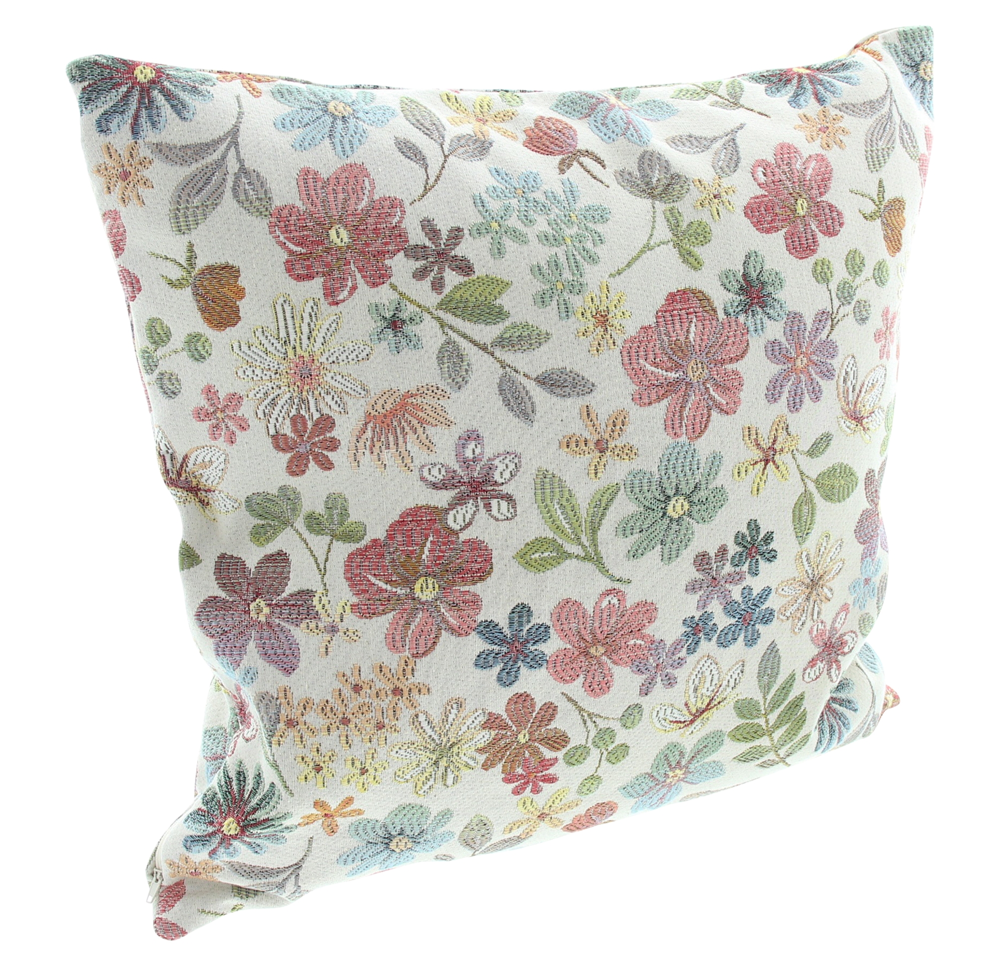 Acheter Housse de coussin "Jacquard-Flowers"  dans la boutique en ligne de Frank Flechtwaren pour Remplissages