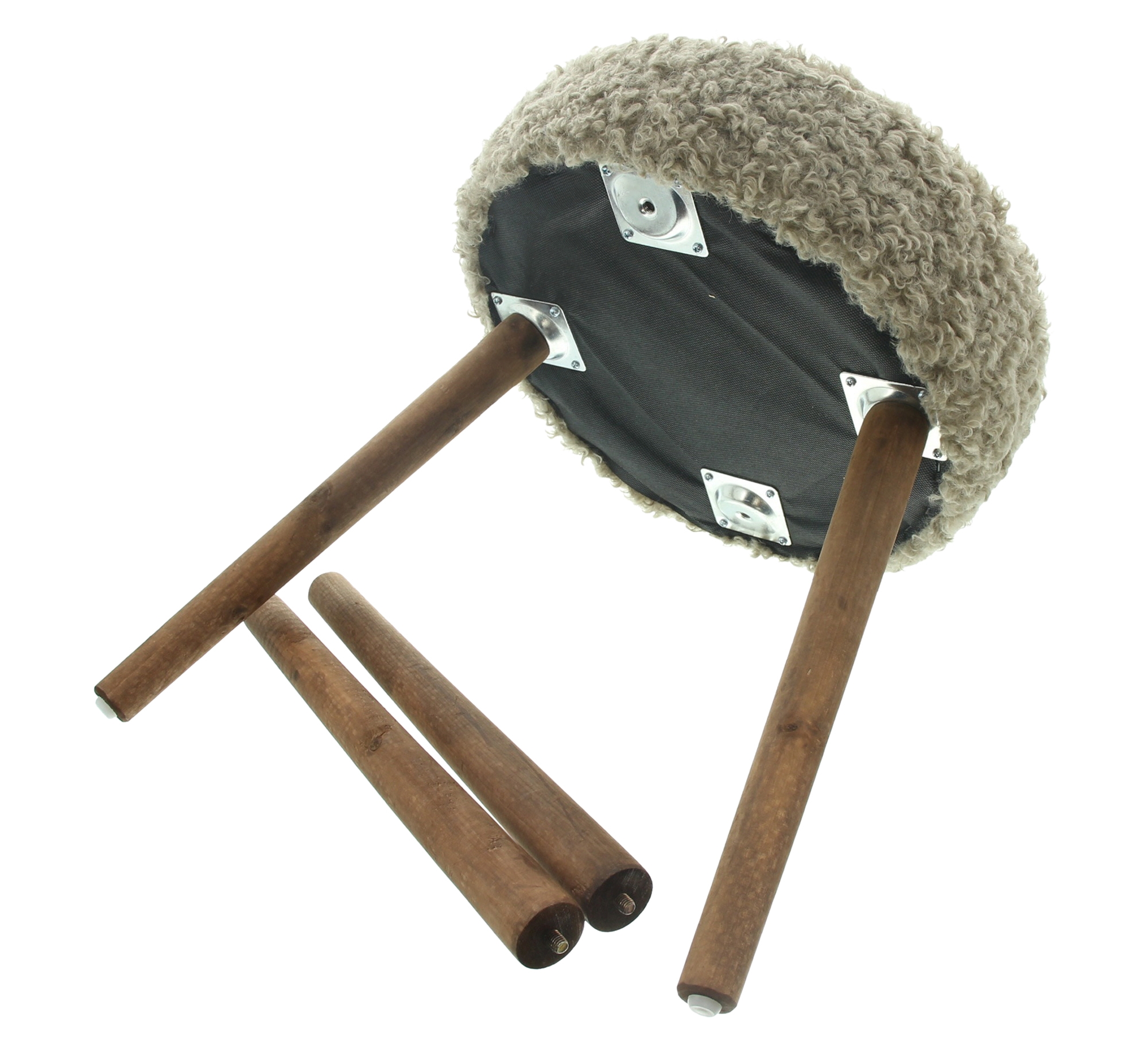 Acheter Tabouret "Curly Cover"  dans la boutique en ligne de Frank Flechtwaren pour Automne