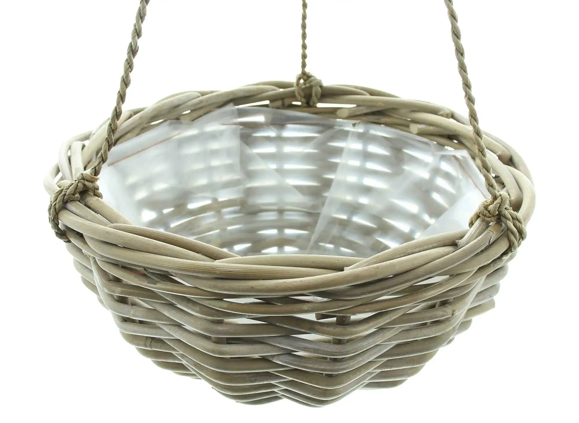 Acheter Jardinière suspendue "Koboo Grey"  dans la boutique en ligne de Frank Flechtwaren pour Jardinières corbeilles