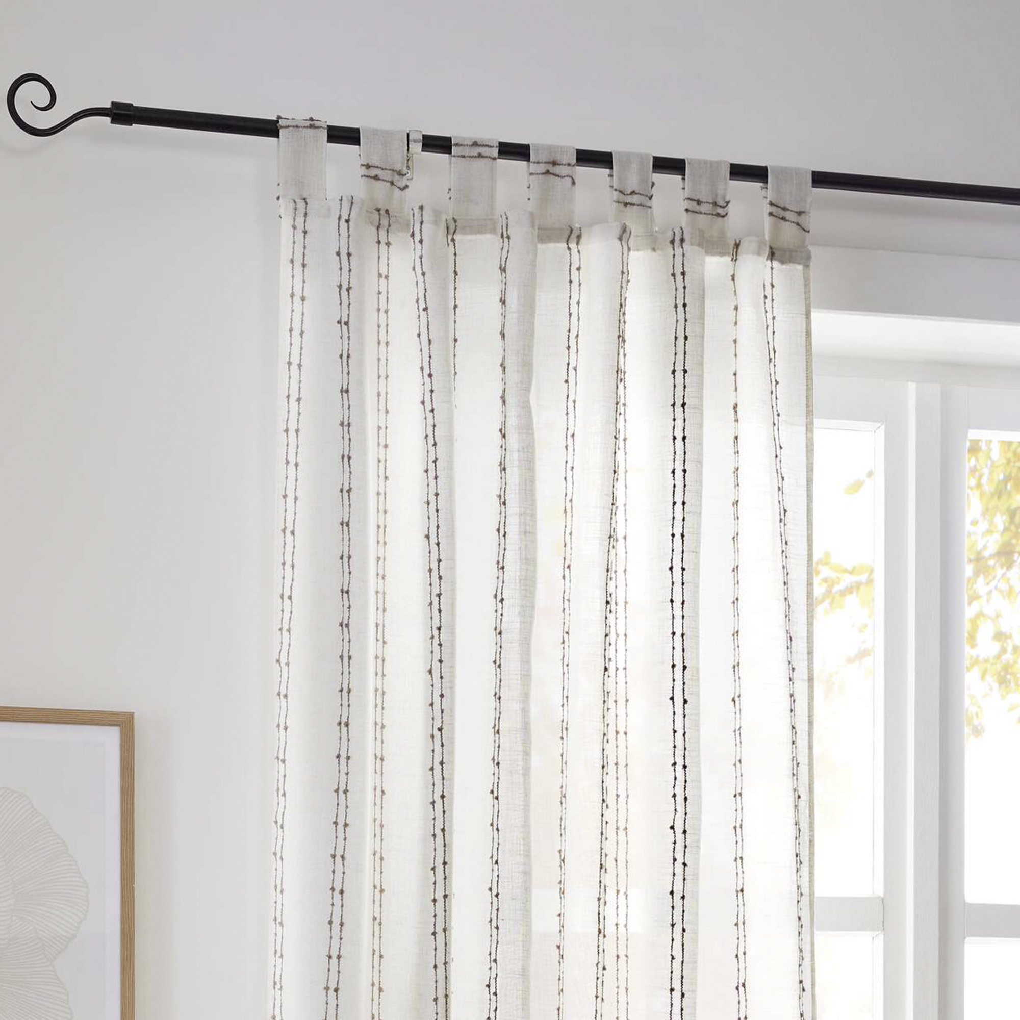 Acheter Rideau "rayures tissées"  dans la boutique en ligne de Frank Flechtwaren