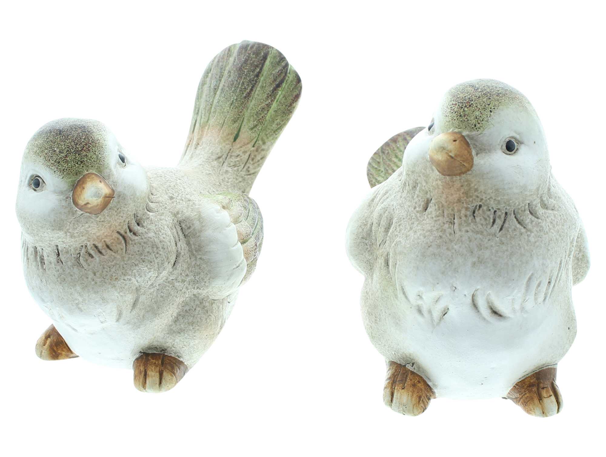 Acheter Lot de 2 oiseaux "piou-piou"  dans la boutique en ligne de Frank Flechtwaren pour Figurines de jardin