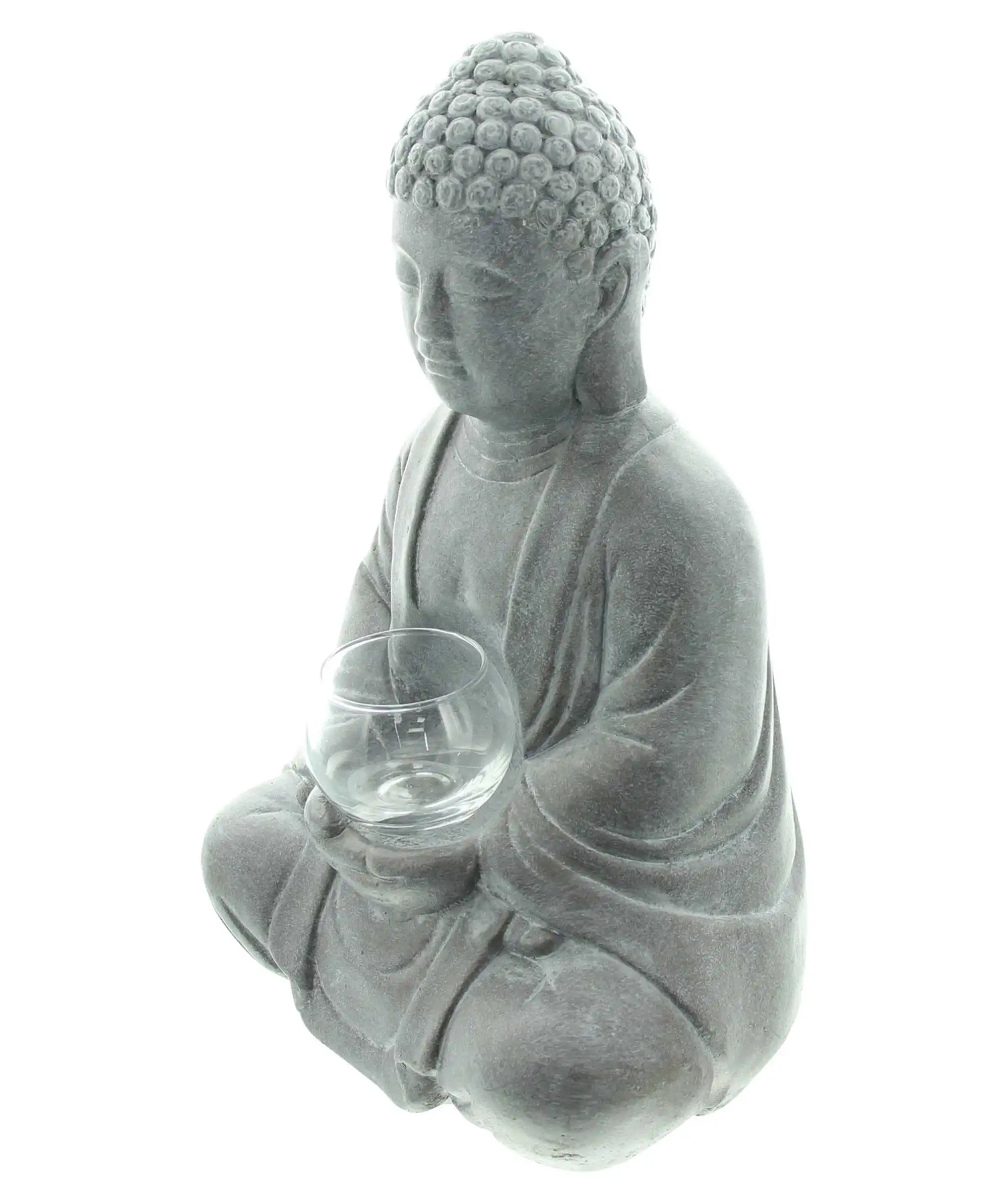 Acheter Bouddha "Illumination"  dans la boutique en ligne de Frank Flechtwaren pour Figurines de jardin