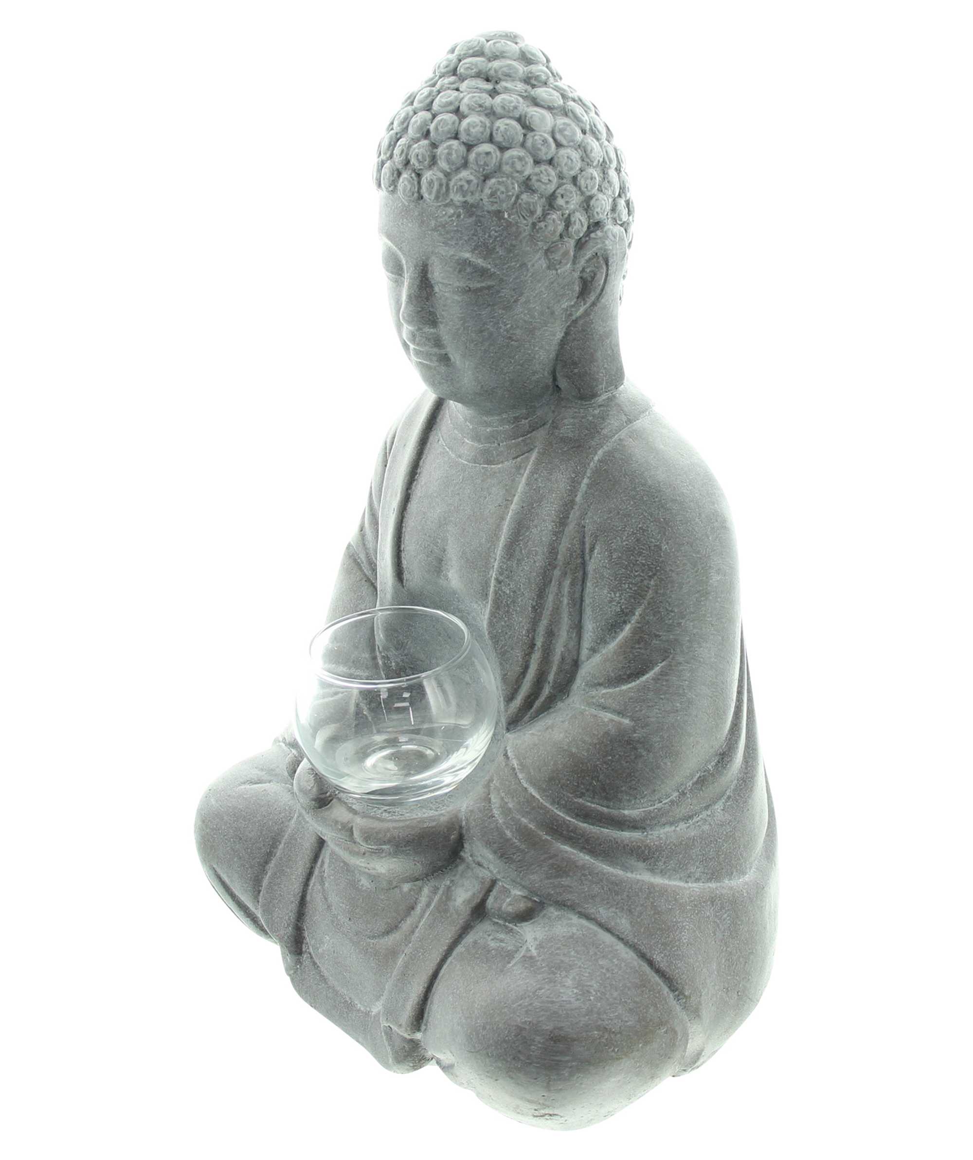 Acheter Bouddha "Illumination"  dans la boutique en ligne de Frank Flechtwaren pour Figurines de jardin