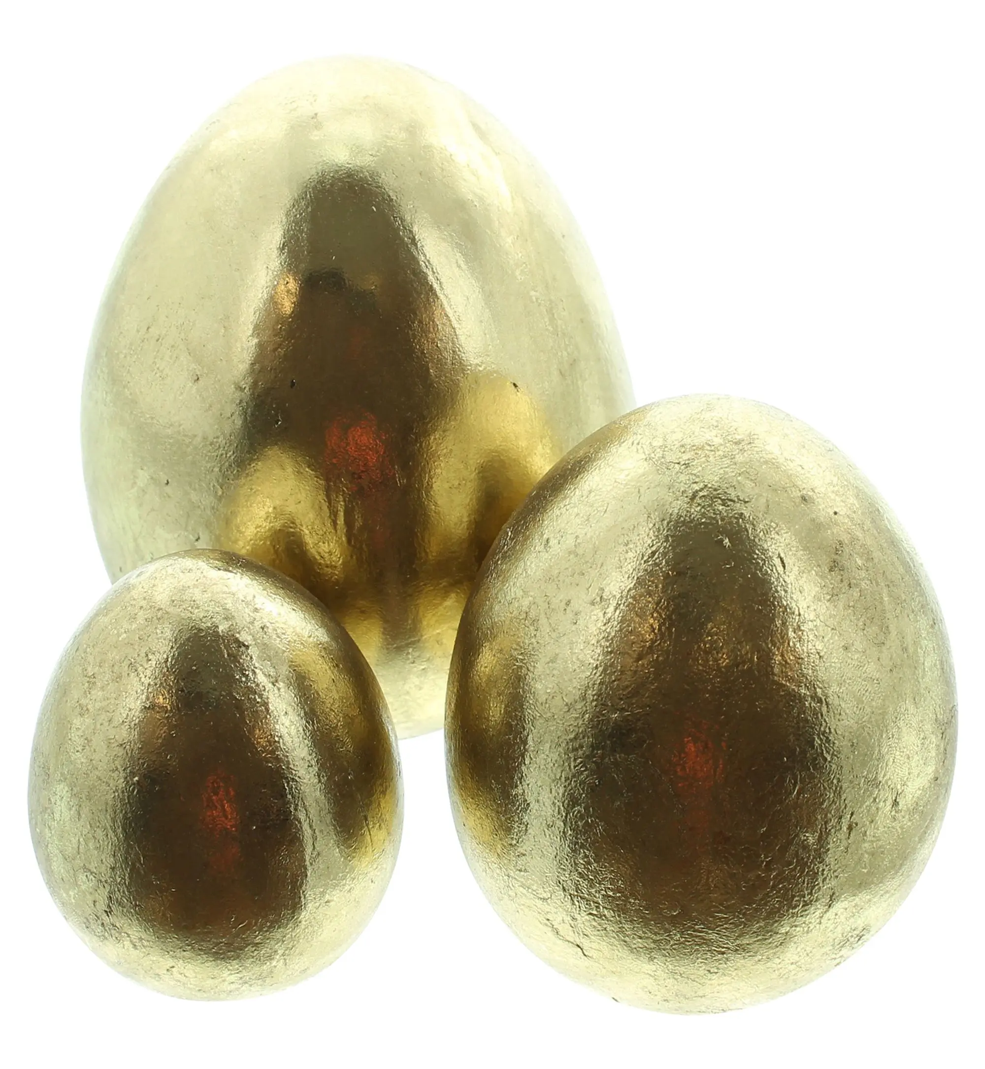 Acheter Lot de 3 oeufs de Pâques "doré"  dans la boutique en ligne de Frank Flechtwaren pour Oeufs Pâques