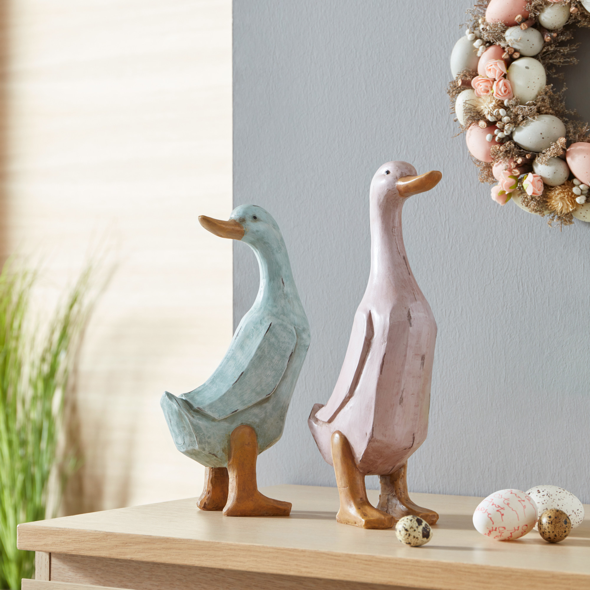 Acheter Lot de 2 oies "Johanna &amp; Hannes"  dans la boutique en ligne de Frank Flechtwaren