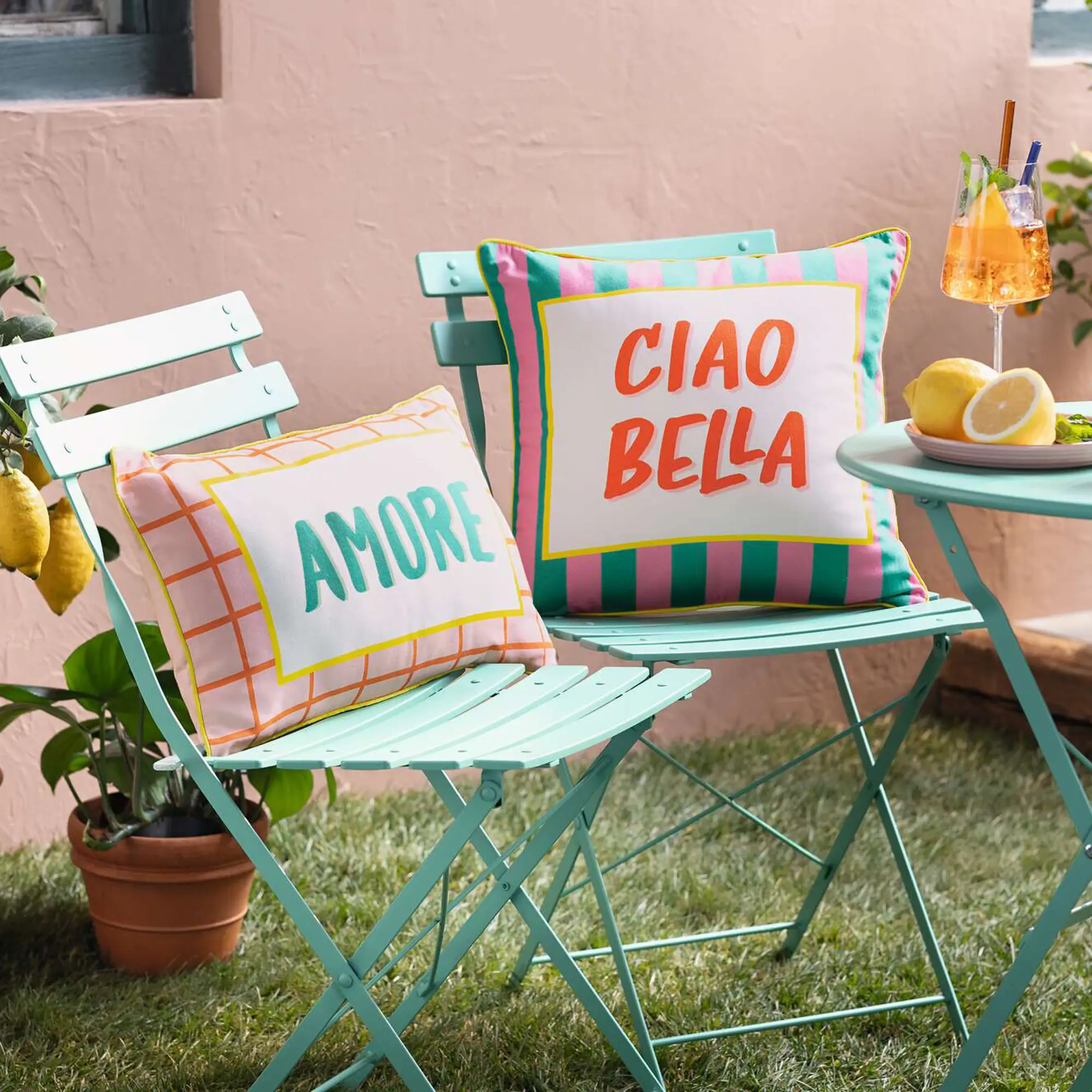 Acheter Lot de 2 housses de coussin "Italie" dans la boutique en ligne de Frank Flechtwaren pour Remplissages Acheter Lot de 2 housses de coussin "Italie" dans la boutique en ligne de Frank Flechtwaren pour Remplissages