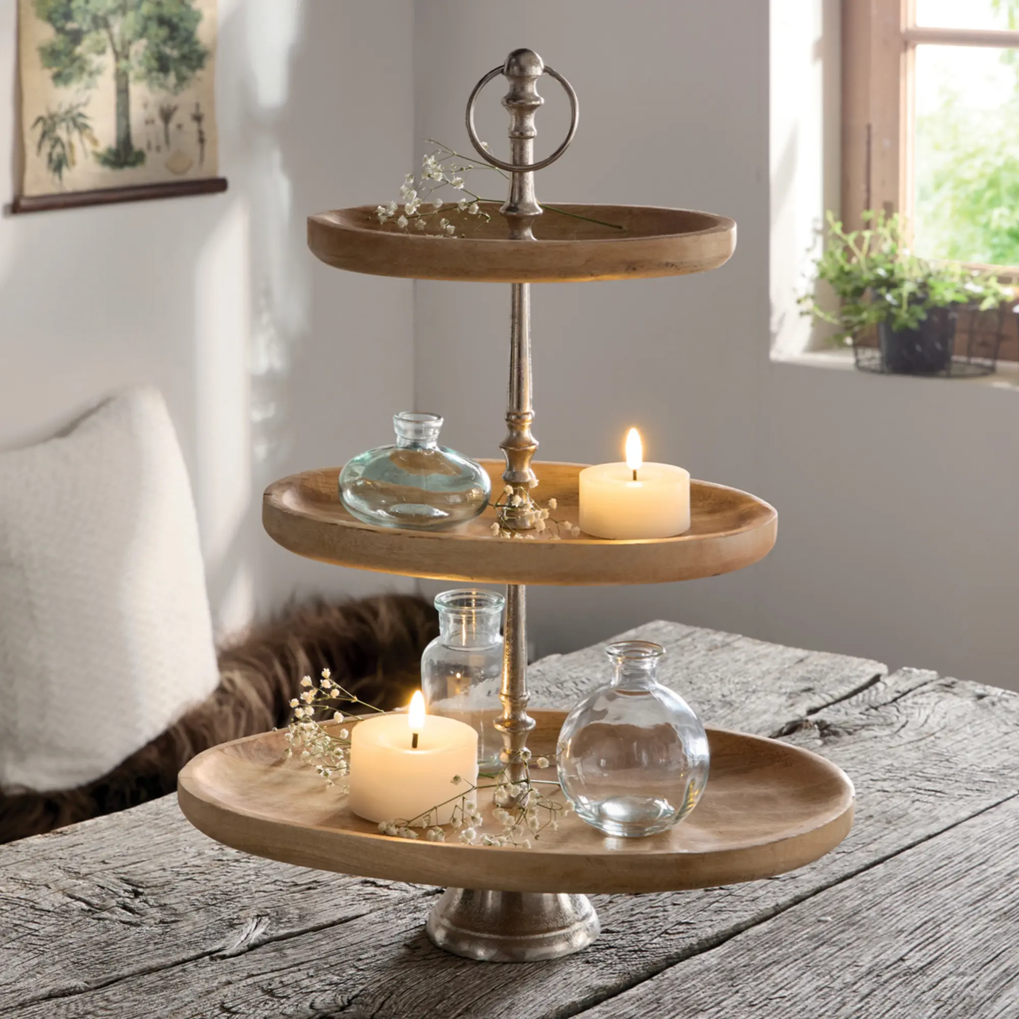 Acheter Étagère "ovale", grande  dans la boutique en ligne de Frank Flechtwaren